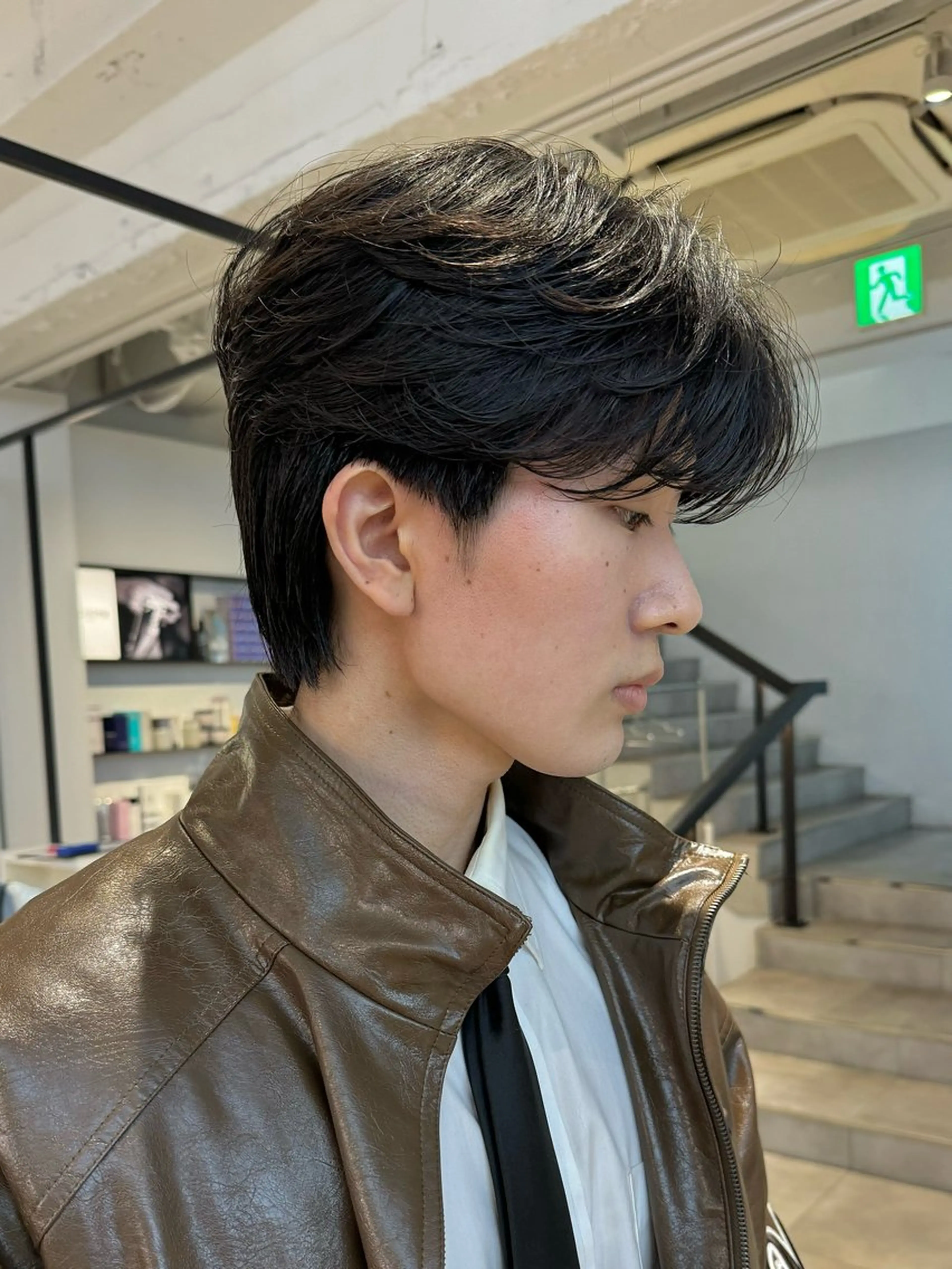 ショート パーマ メンズ カット パーマ 🇰🇷カルマパーマ kaito🇰🇷のヘアスタイル