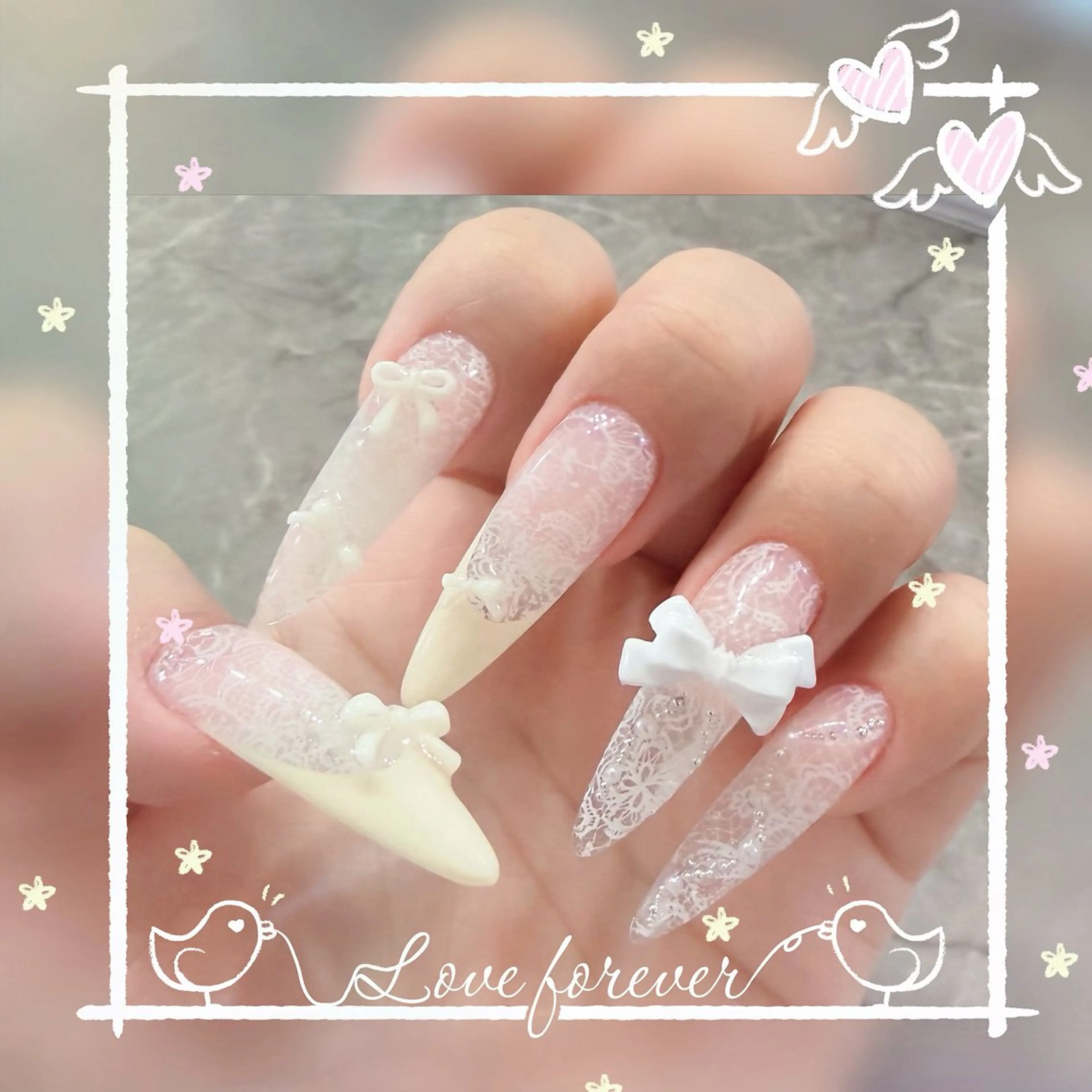 ネイル オーロラネイル べっ甲ネイル チークネイル 成人式 長さ出し ハンドネイル ハンドケア For you. Nail Salonのネイルデザイン