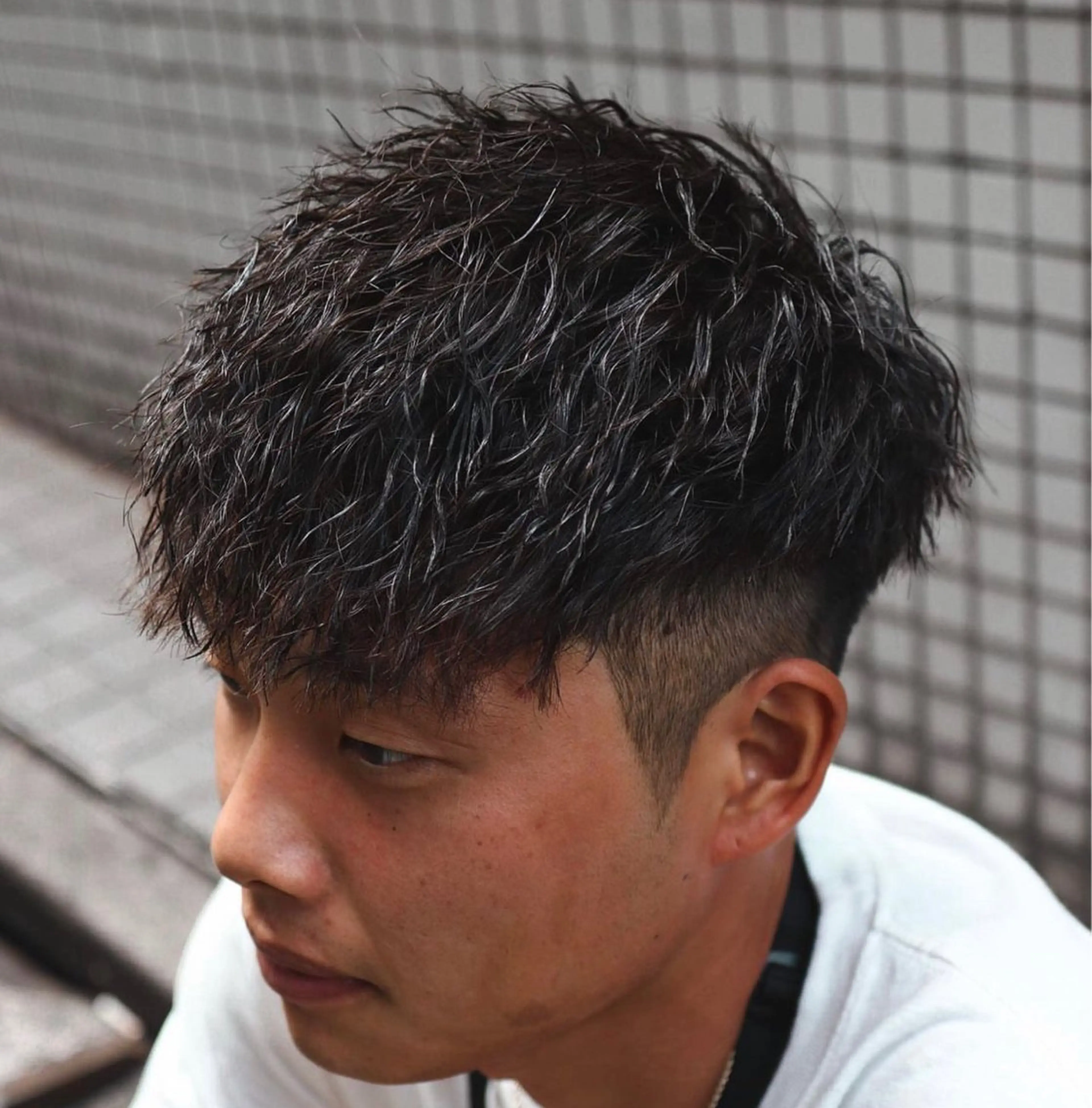 ショート カラー パーマ メンズ 💈men's💈 satoru中目黒のヘアスタイル
