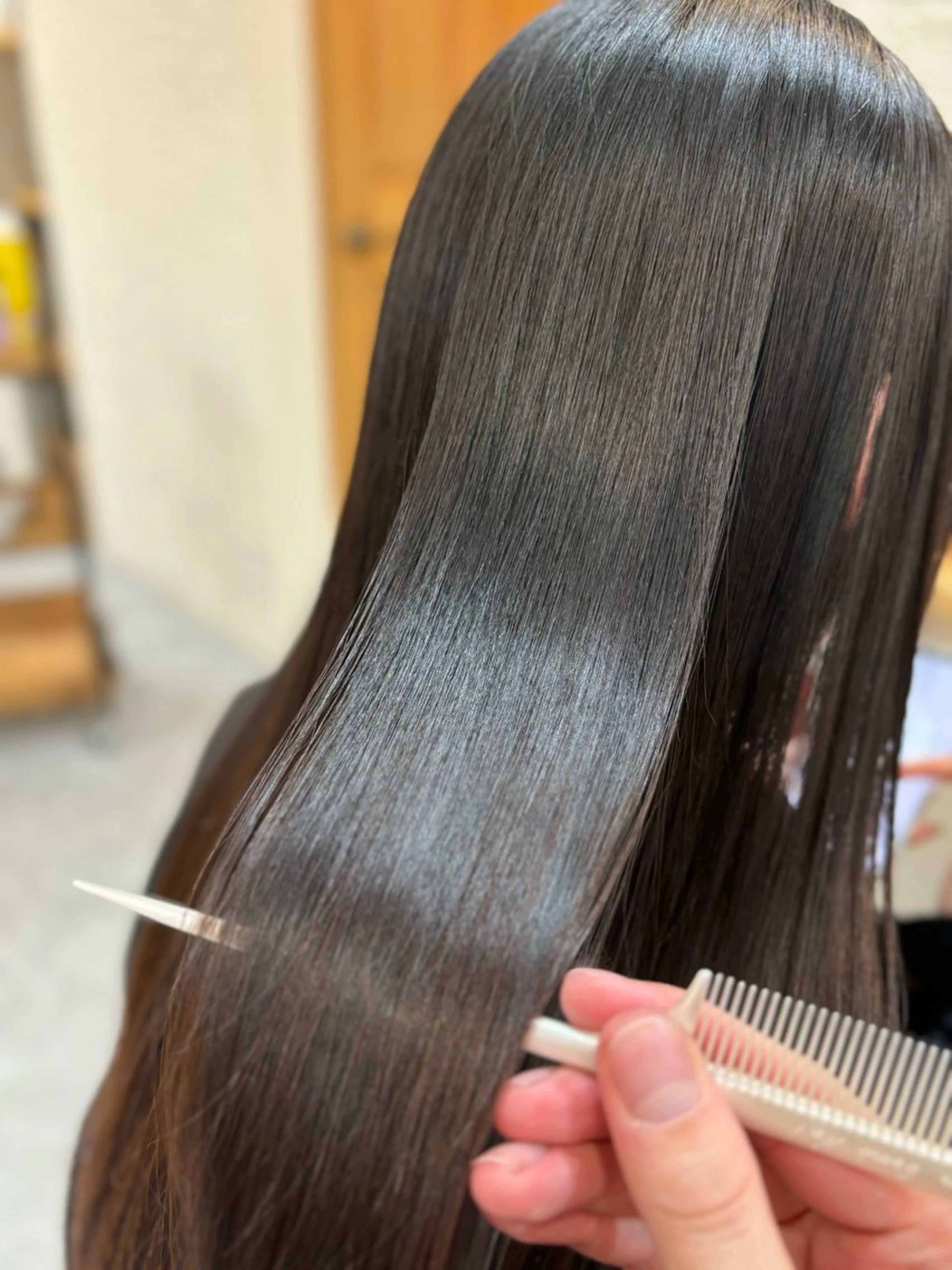ロング カット 縮毛矯正 SHIAN✂️ 立川店たくのヘアスタイル