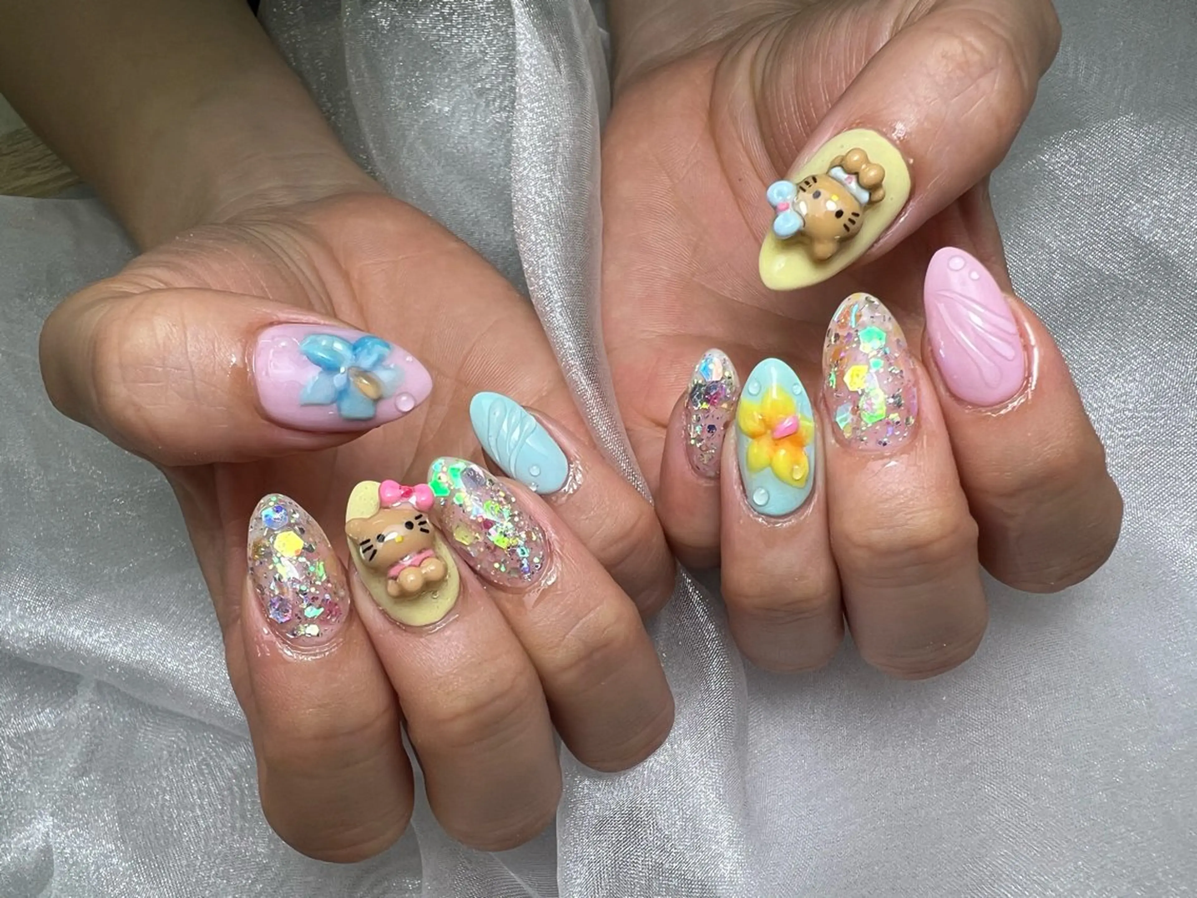 ネイル ハンドネイル Mana‪ ‪·͜· ❤︎‬のネイルデザイン