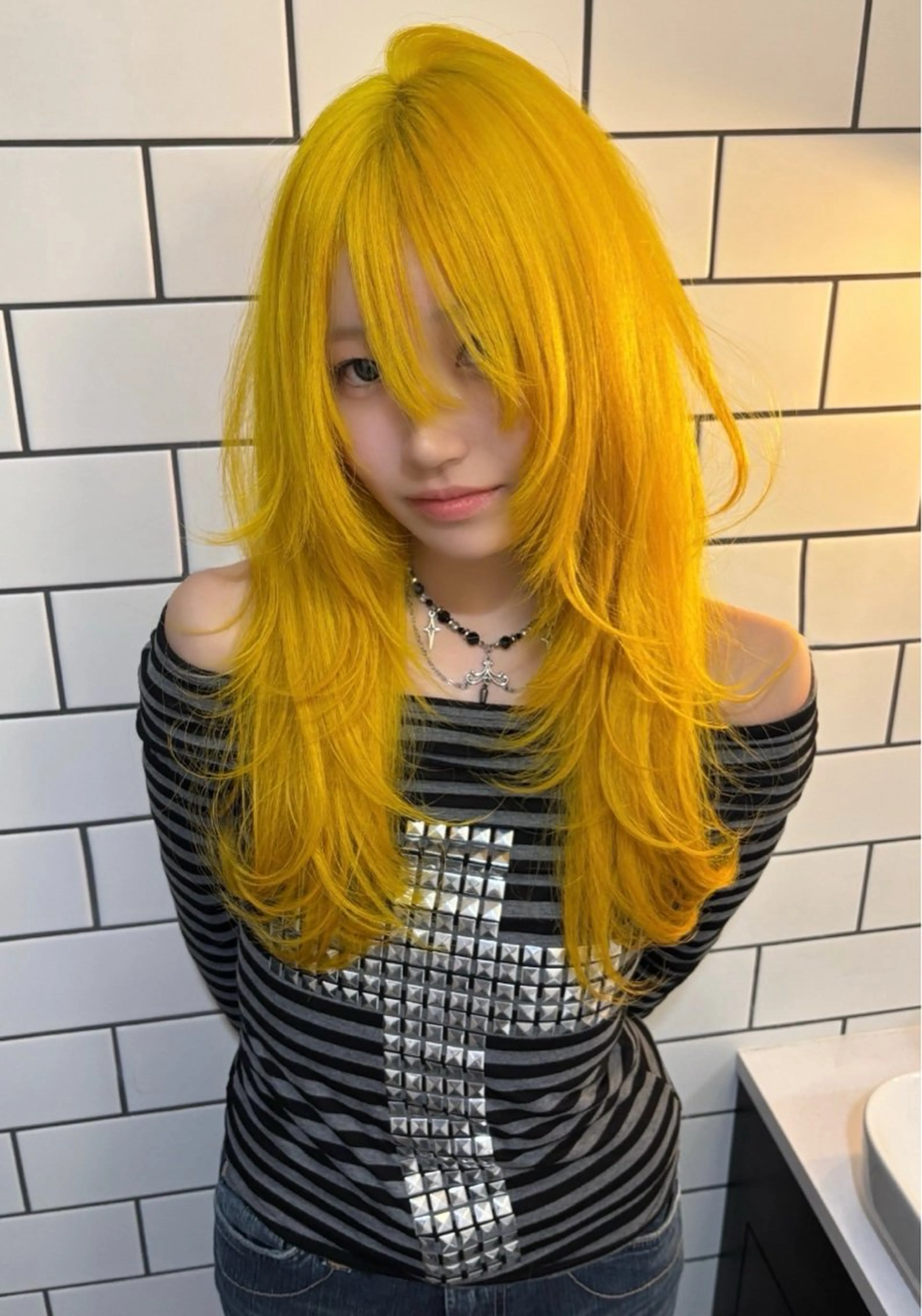 カラー loob Tokyo Arisa❤︎†のヘアスタイル
