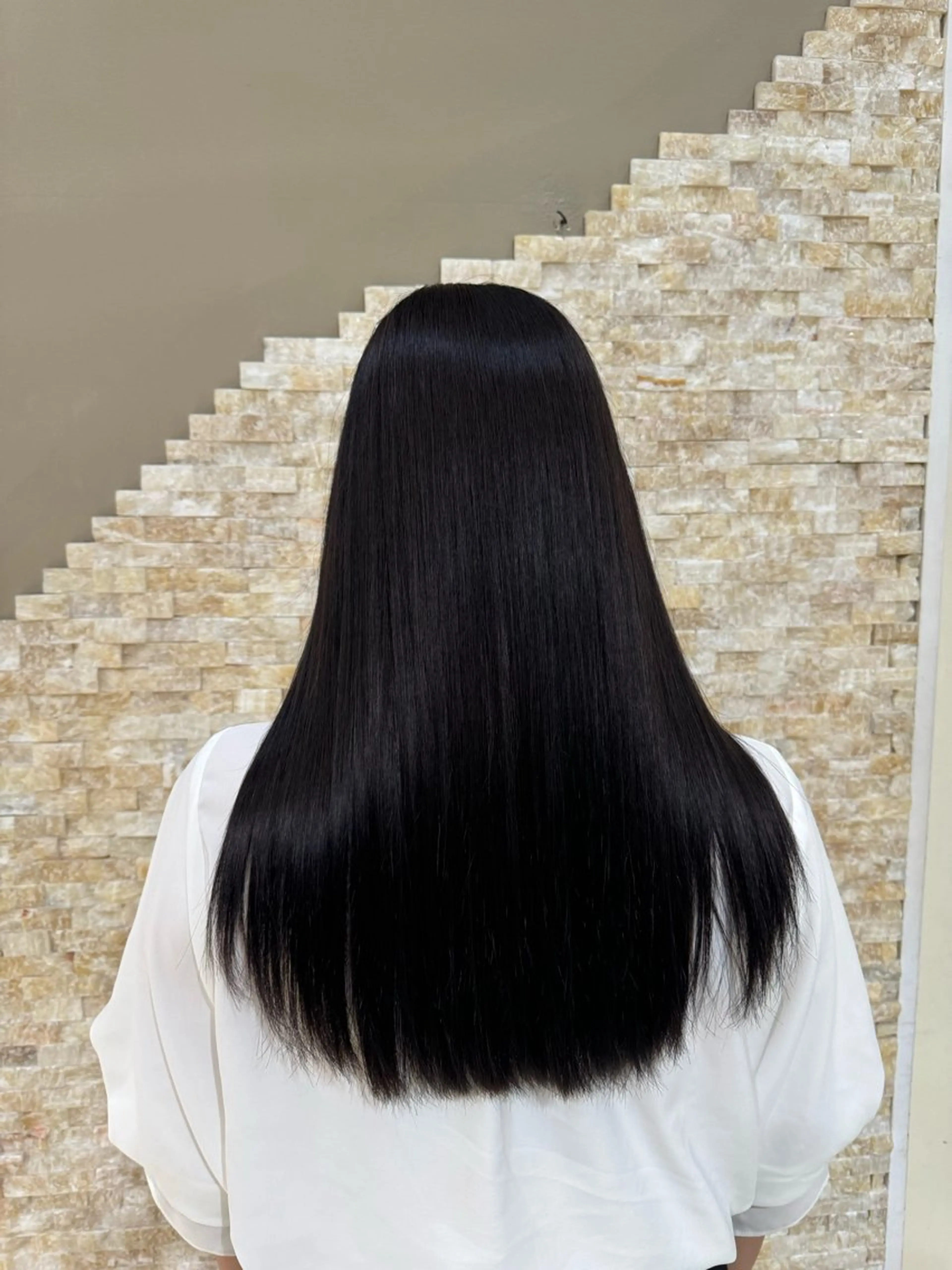 ロング カラー ANKH CROSS ゆうかのヘアスタイル