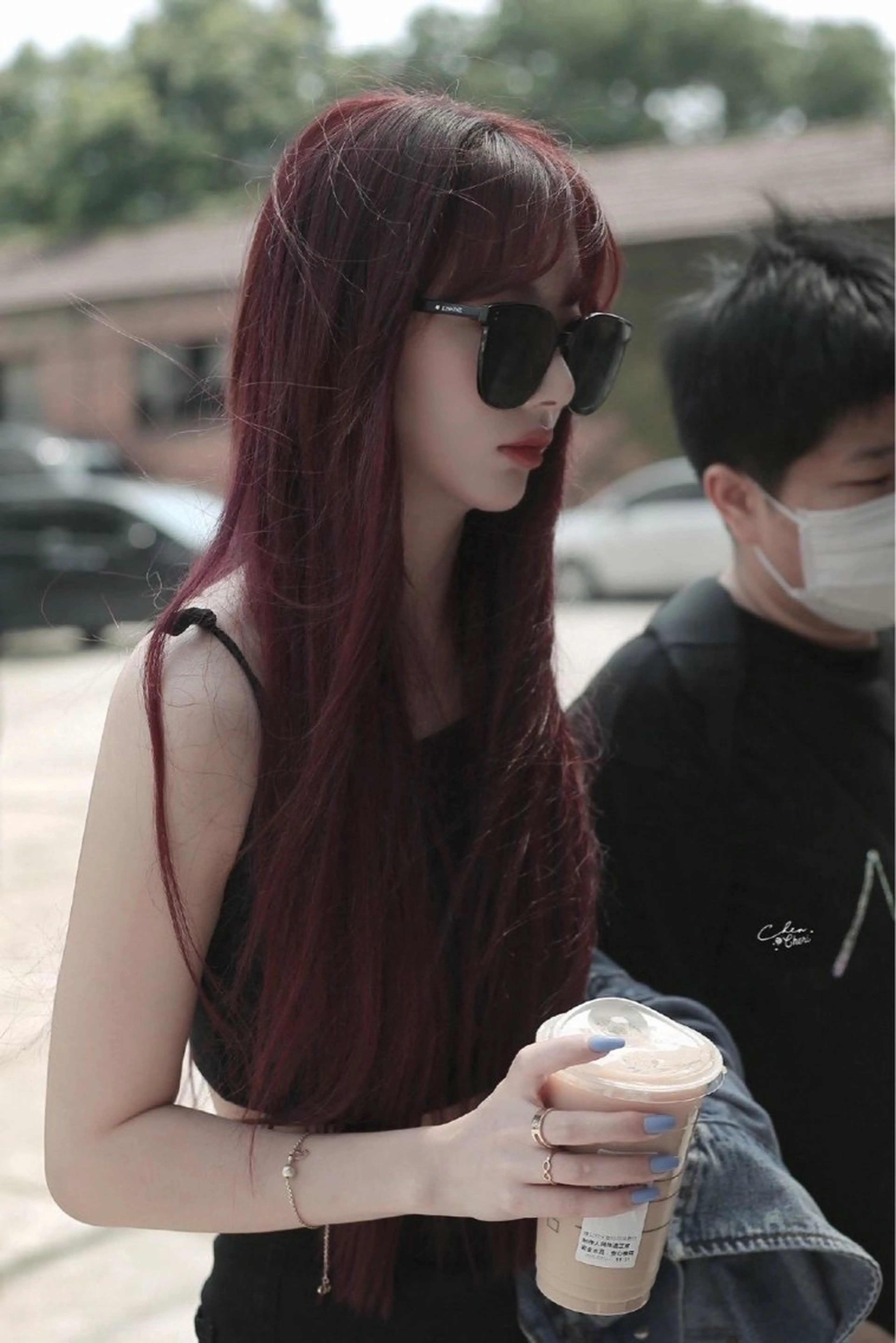 【🥀大人気カラー🥀】ダブルカラーで憧れのボルドー系カラーに！の写真