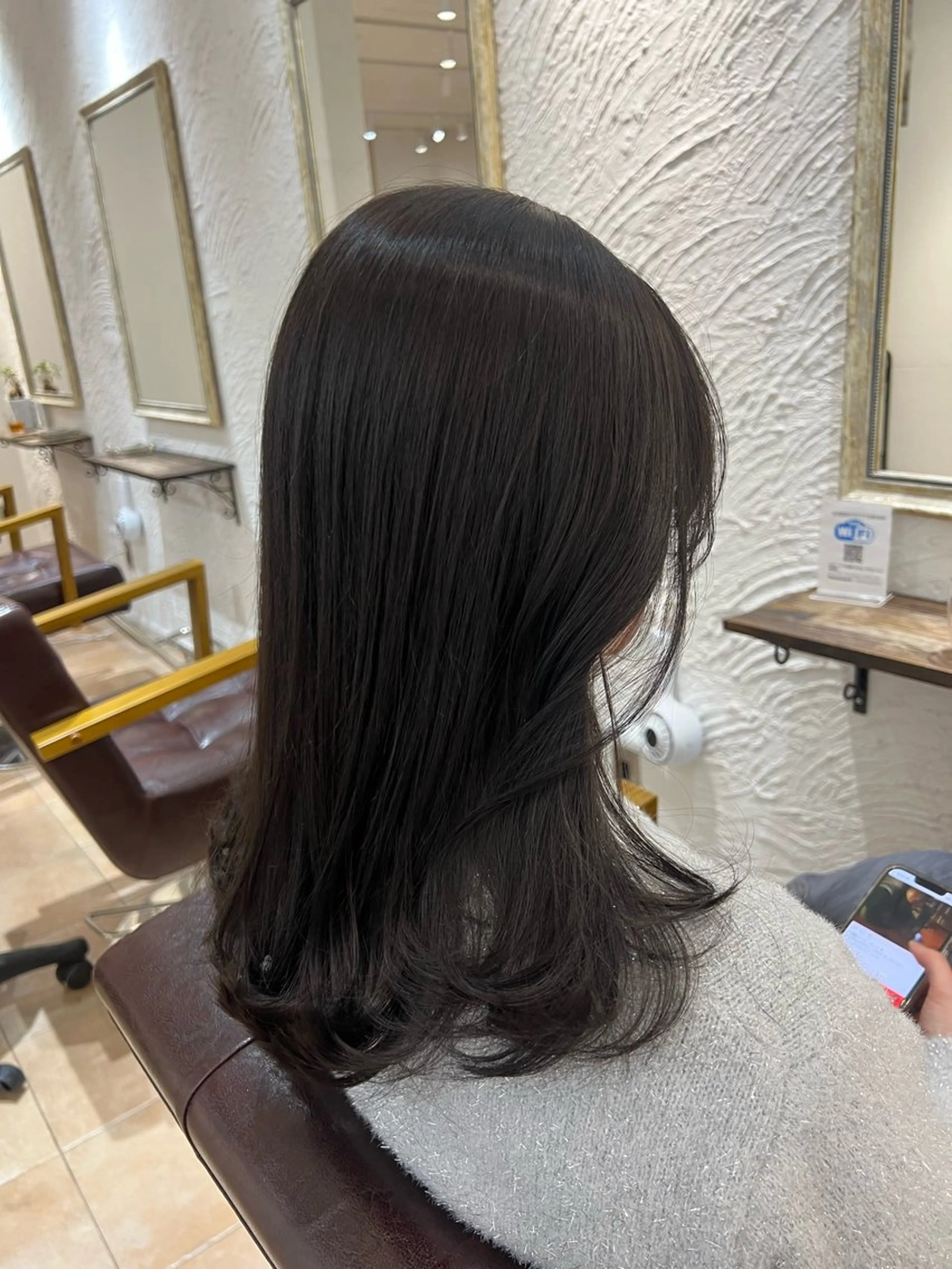 ミディアム カラー 🥀韓国ヘア🥀 宮津真菜のヘアスタイル