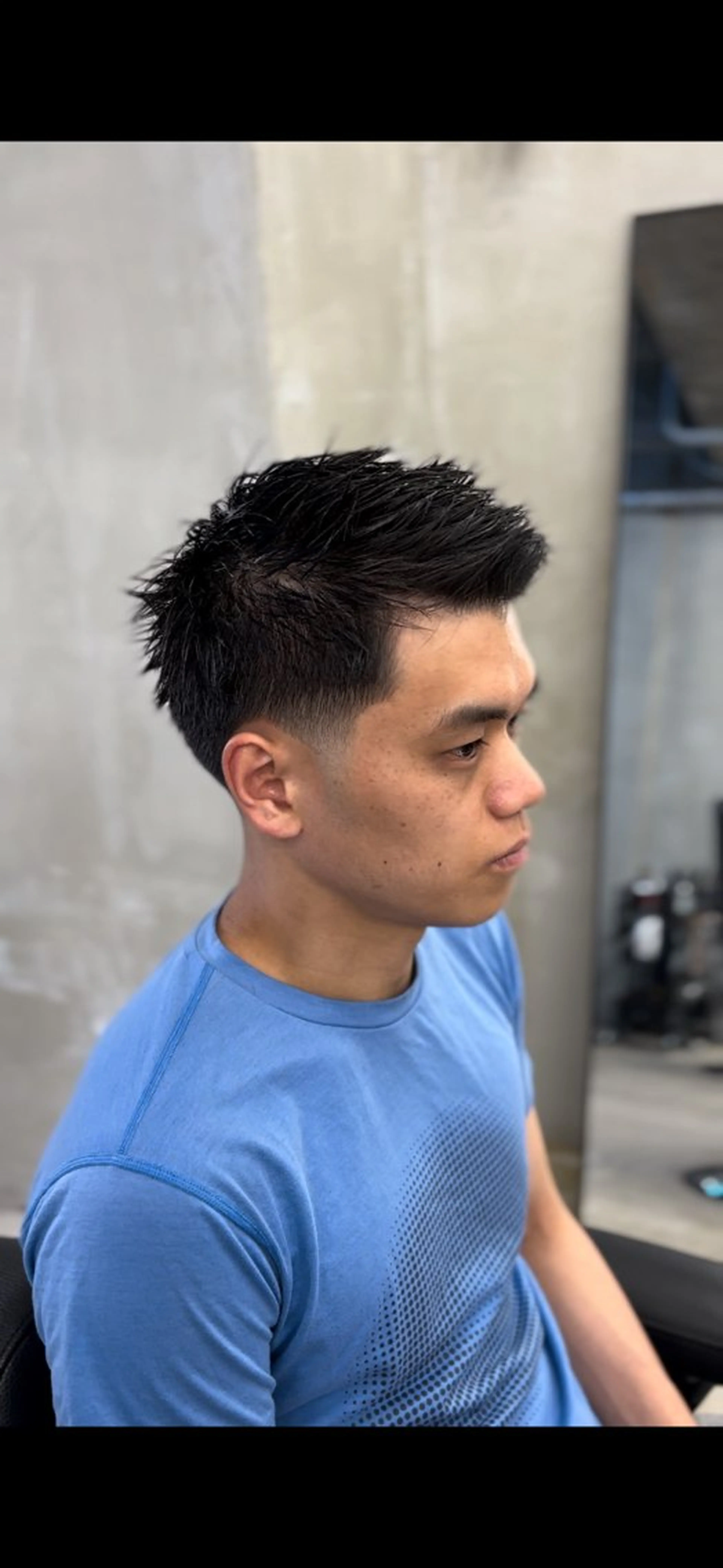 ショート メンズ フェードカット スパイキーショート ショートヘア 矢崎 裕哉のヘアスタイル