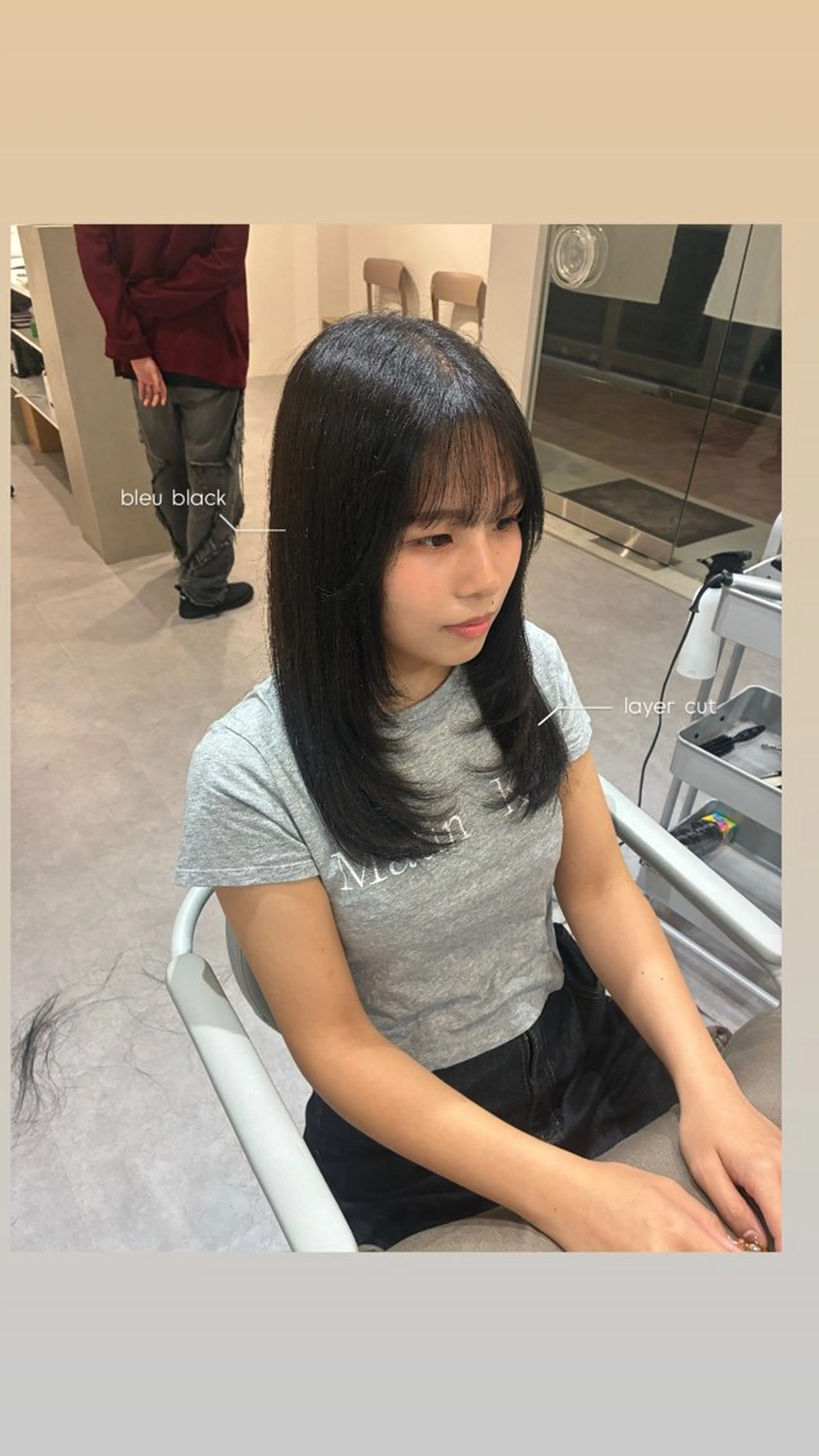 ロング カット ヘアカラー トリートメント 石井綾華🩰 ブリーチモデル募集✨のヘアスタイル