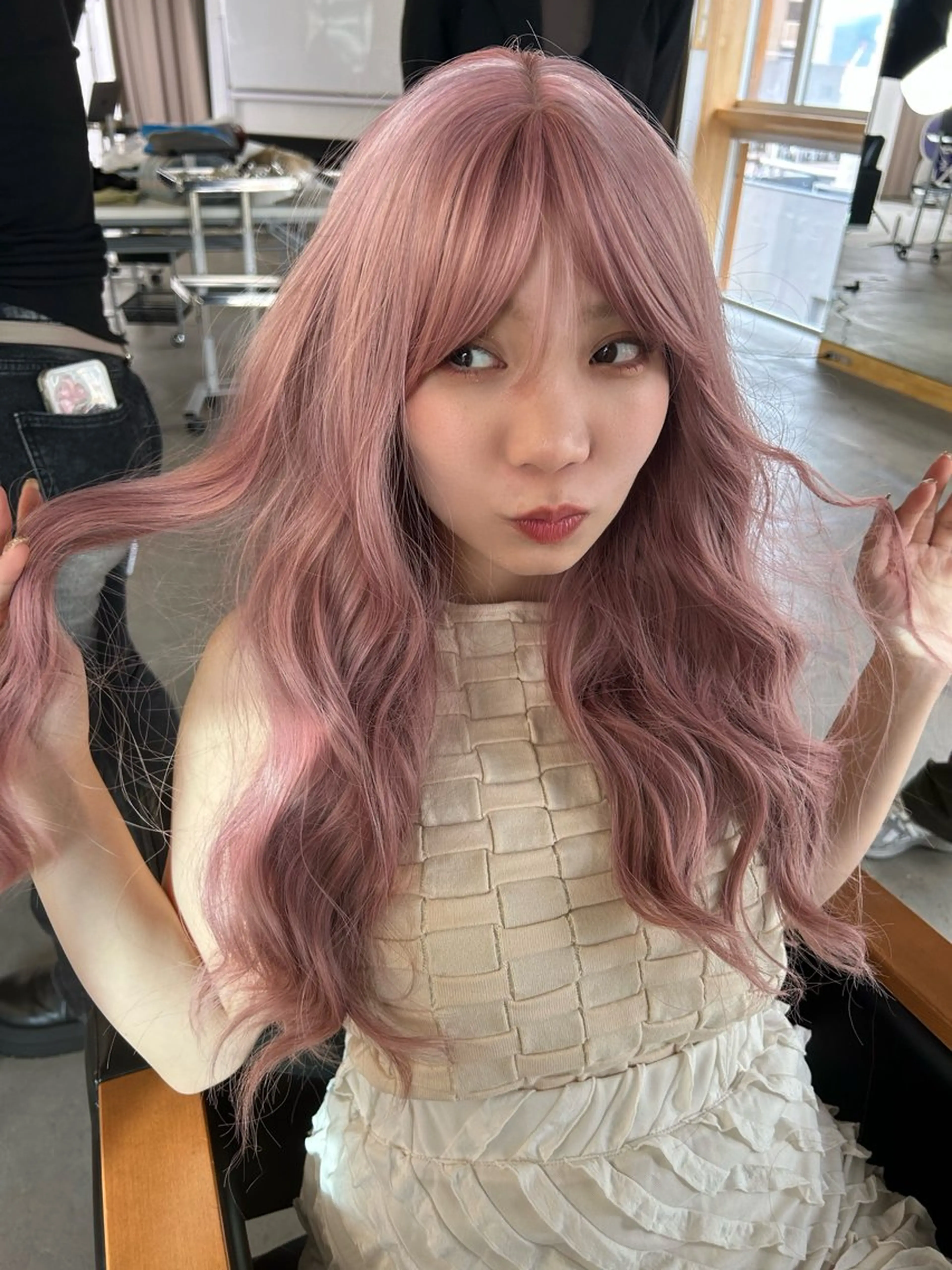 ミディアム MAEDA 西金沢美容室のヘアスタイル