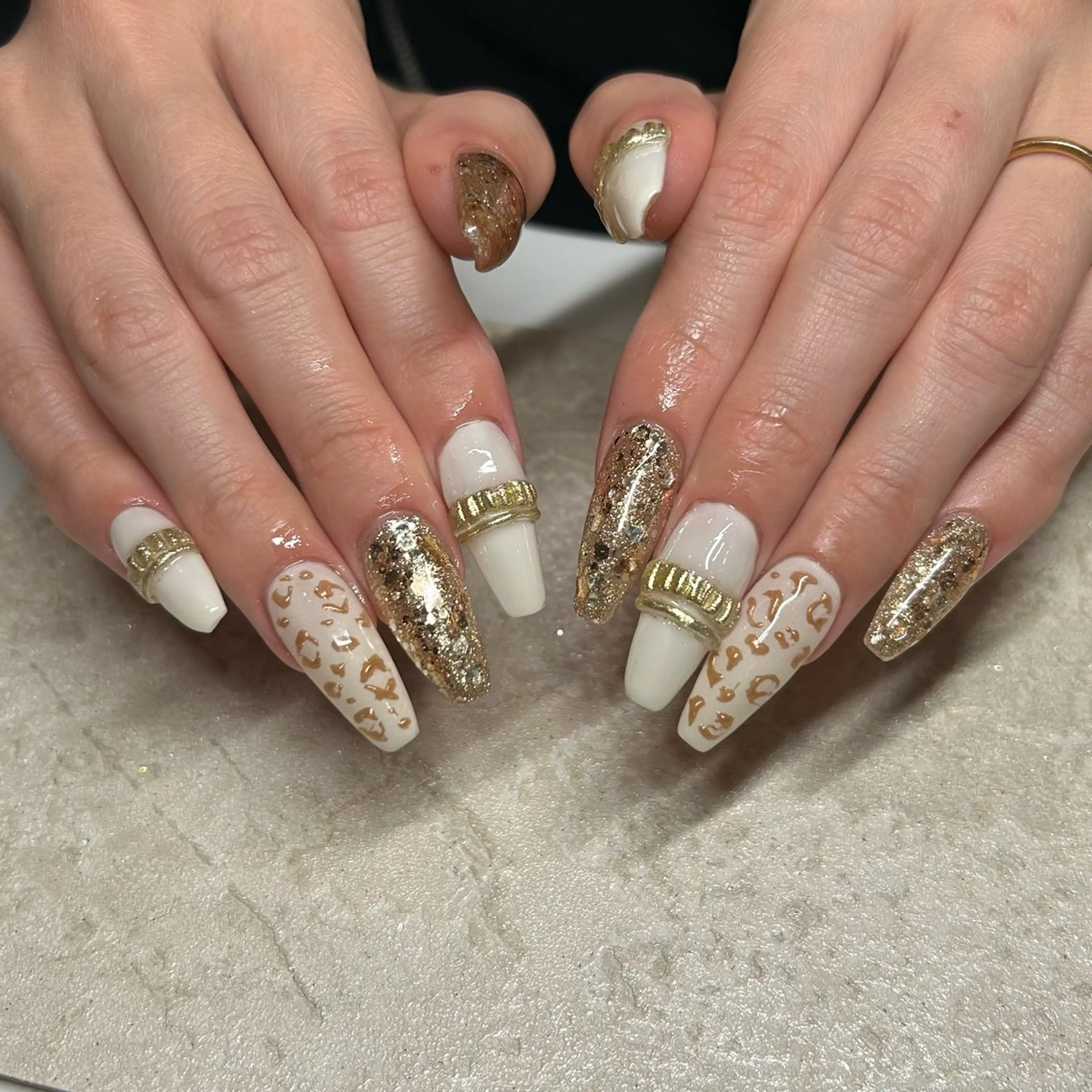 ネイル 持ち込み Allure 小山店 結咲(ゆいさ)のネイルデザイン