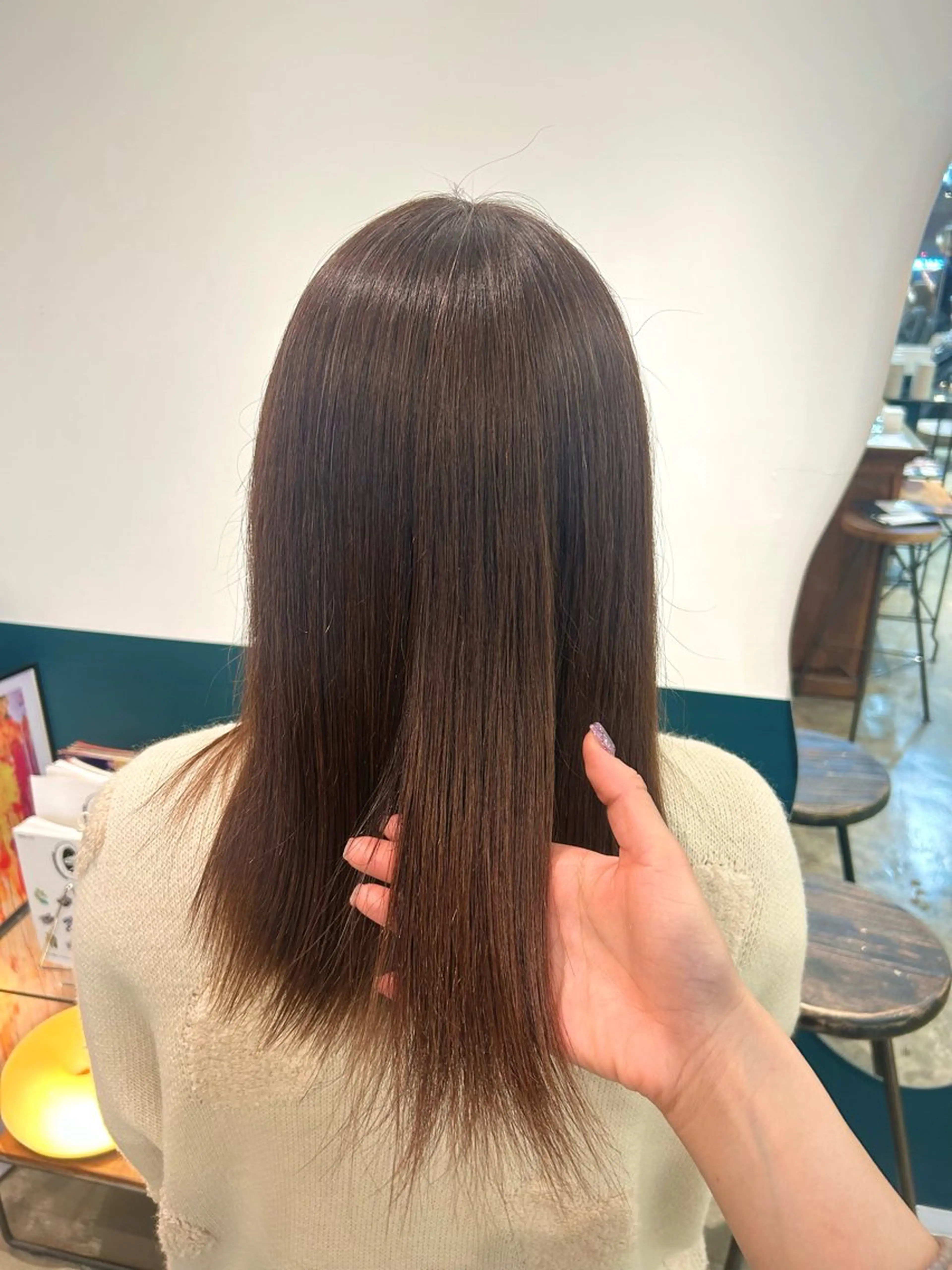 カラー ブラウンカラー 大川 麻尋のヘアスタイル