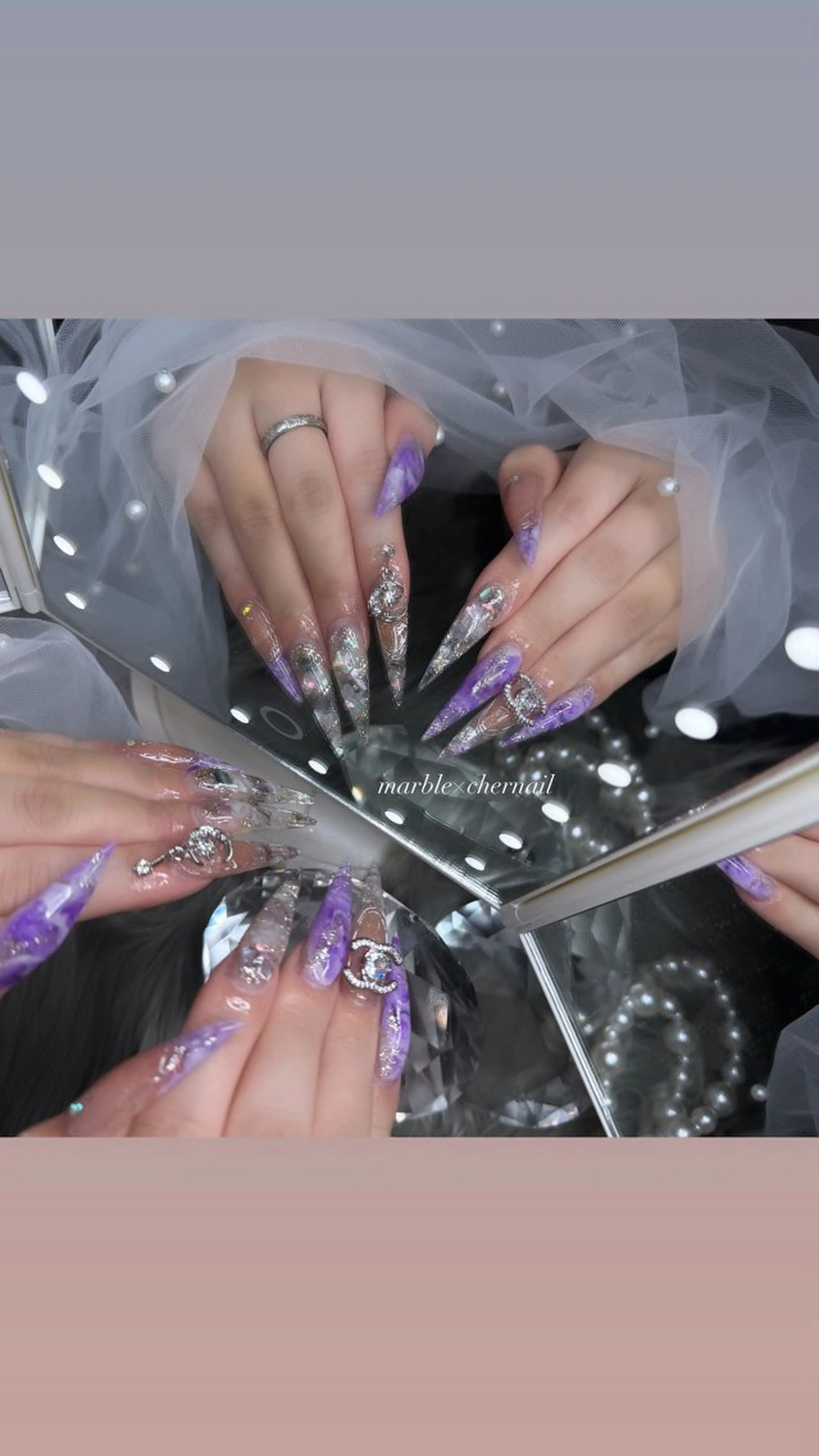 ネイル 加納 莉音のネイルデザイン