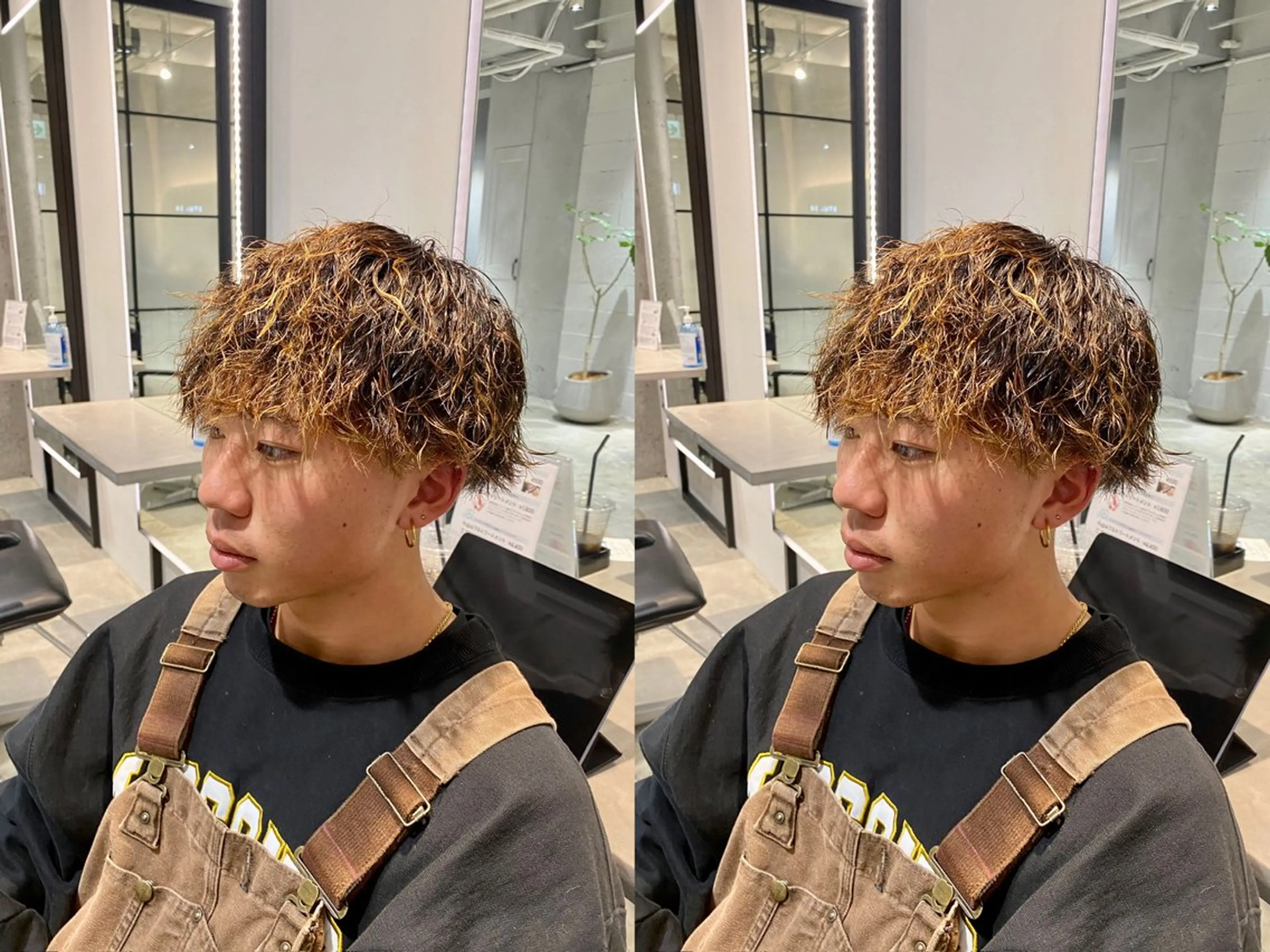 本日限定 メンズ カット+パーマ(ツイスト、ニュアンスパーマ、緩スパイラル、極道パーマ)+トリートメントの写真