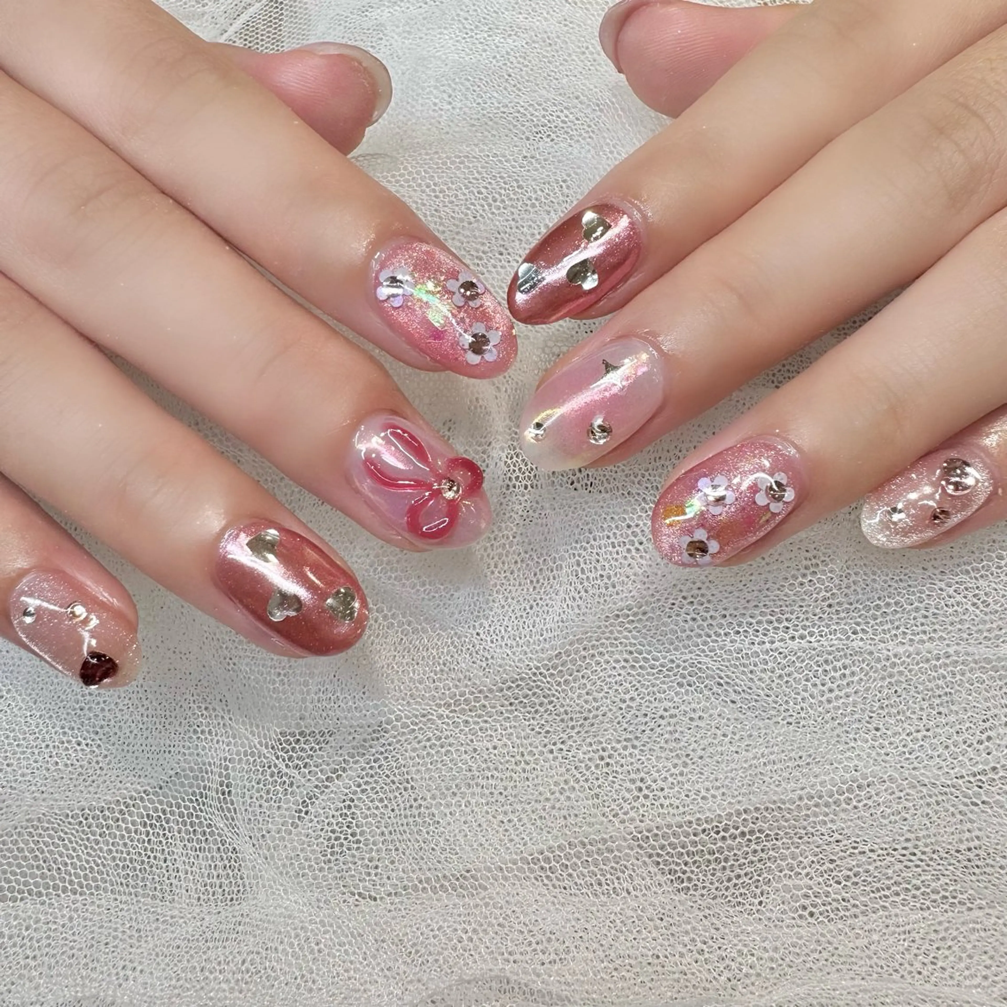 ネイル ハンドネイル 新井 ひなののネイルデザイン