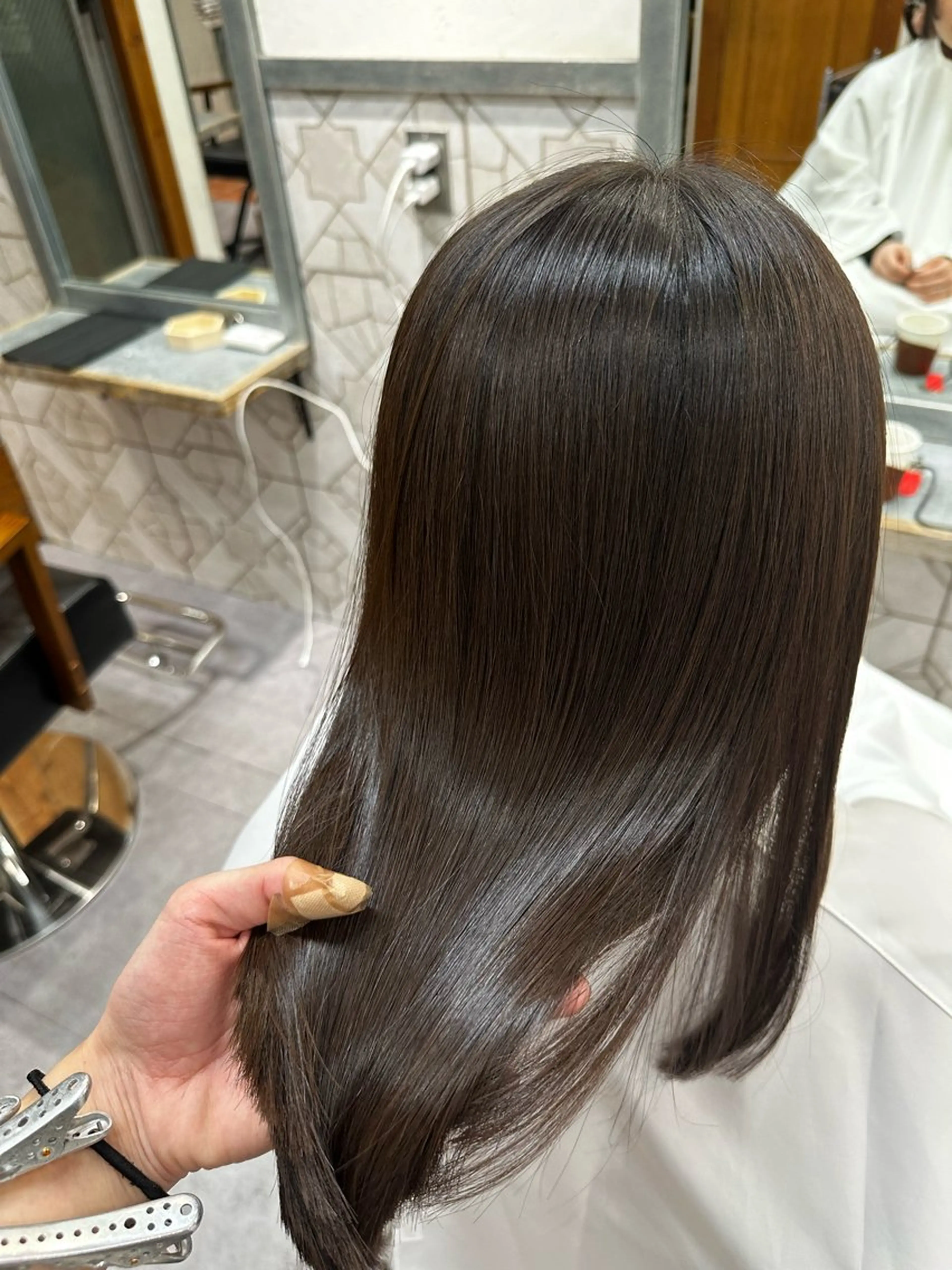 ロング 髪質改善 上野/エフェクトブリ ーチ✂︎touiのヘアスタイル