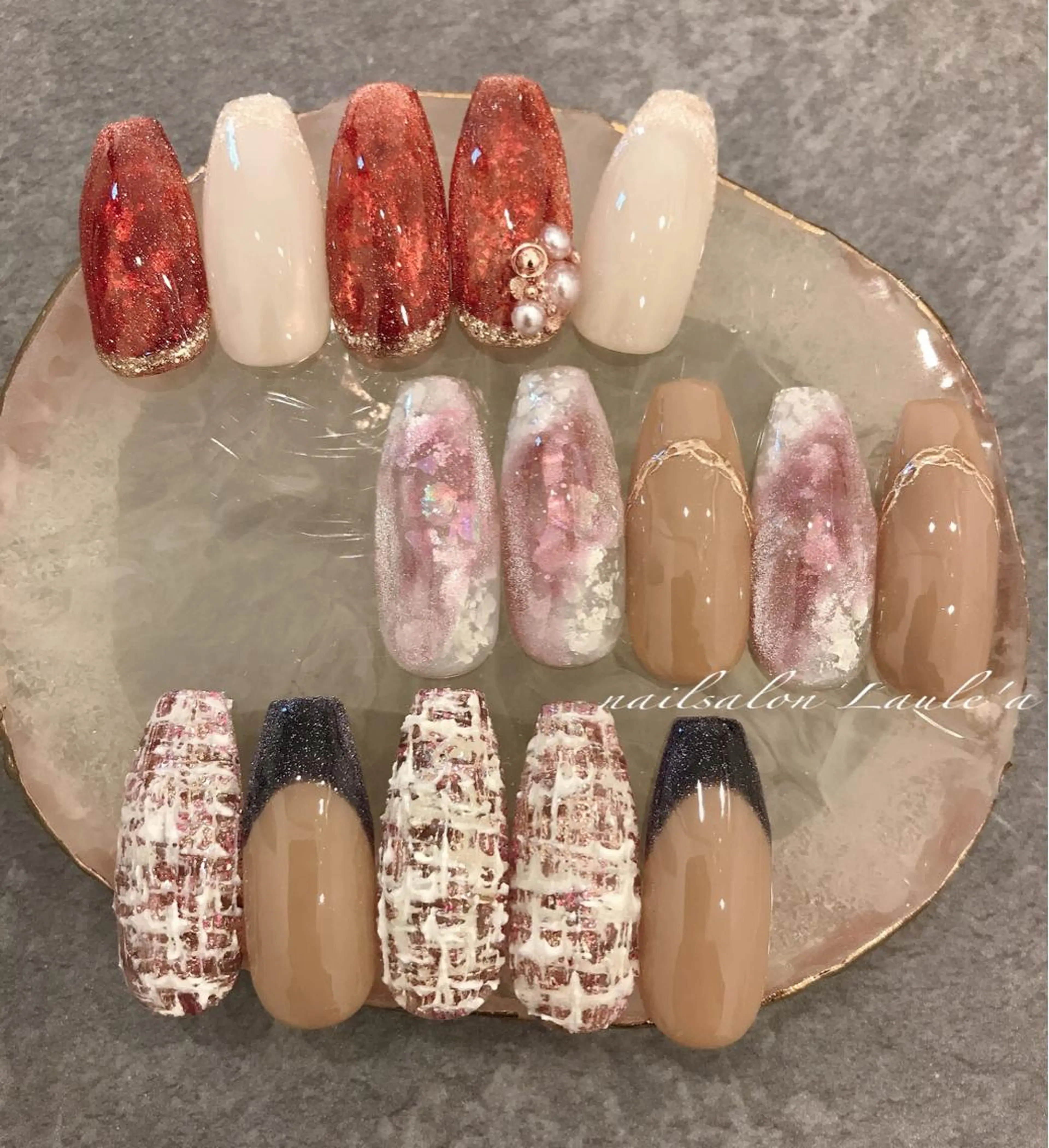 ネイル フットネイル nailsalon Laule'aのネイルデザイン