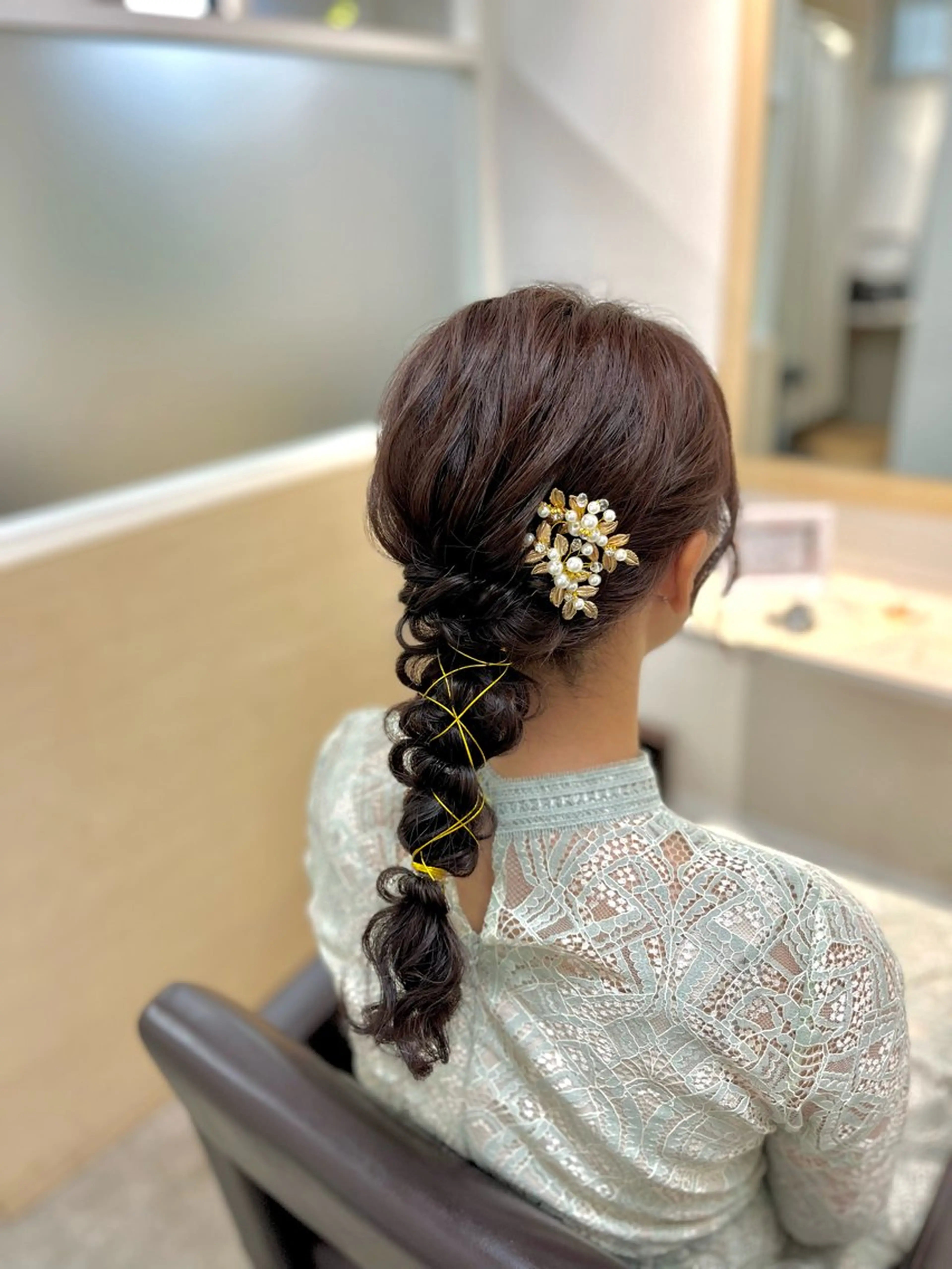 ヘアアレンジ 似合わせヘアメイク 💐オダギリチアキのヘアスタイル