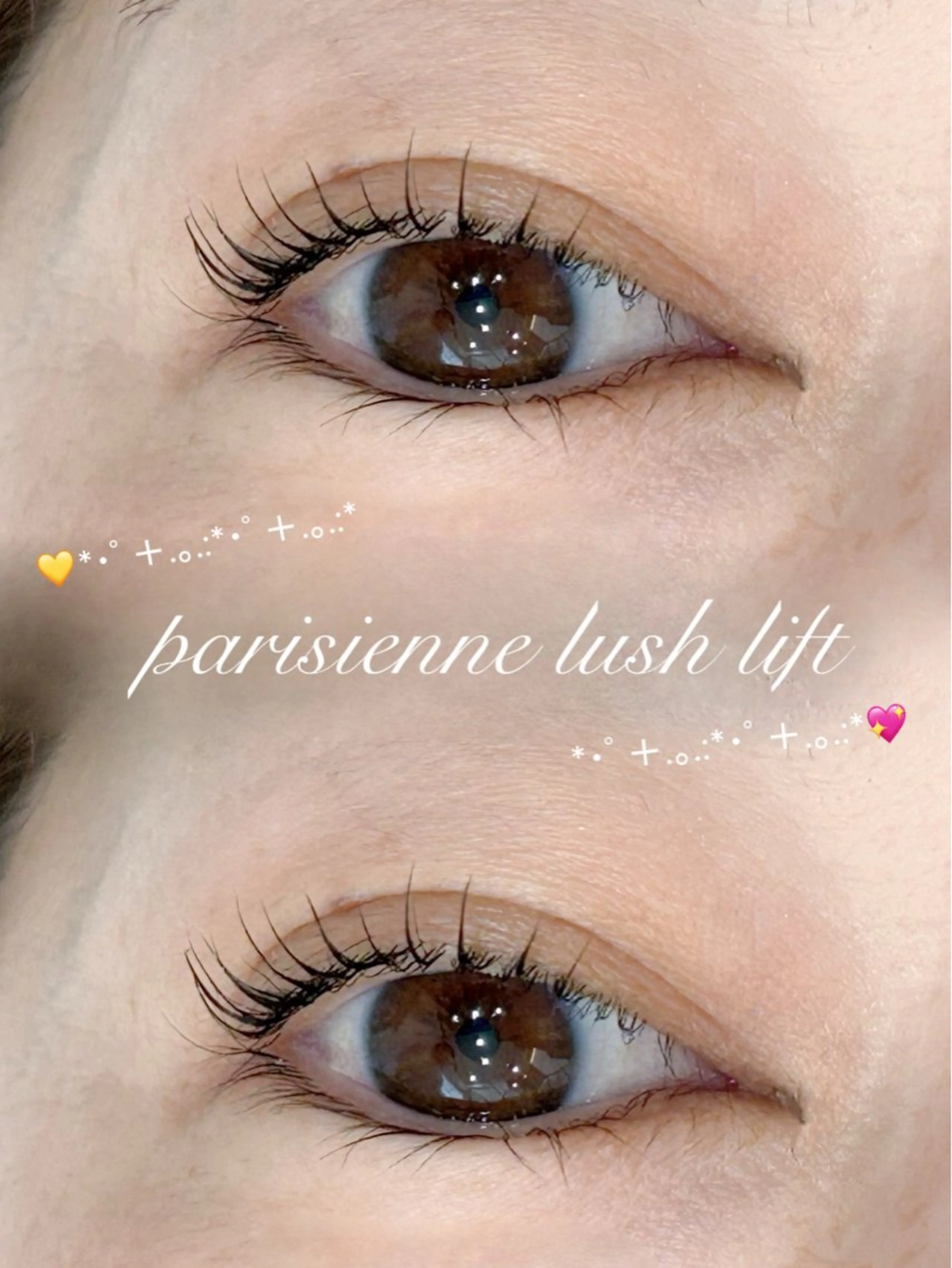 マツエク・マツパ パリジェンヌラッシュリフト マツパ あかり🍎 ungu iEのマツエク・マツパデザイン