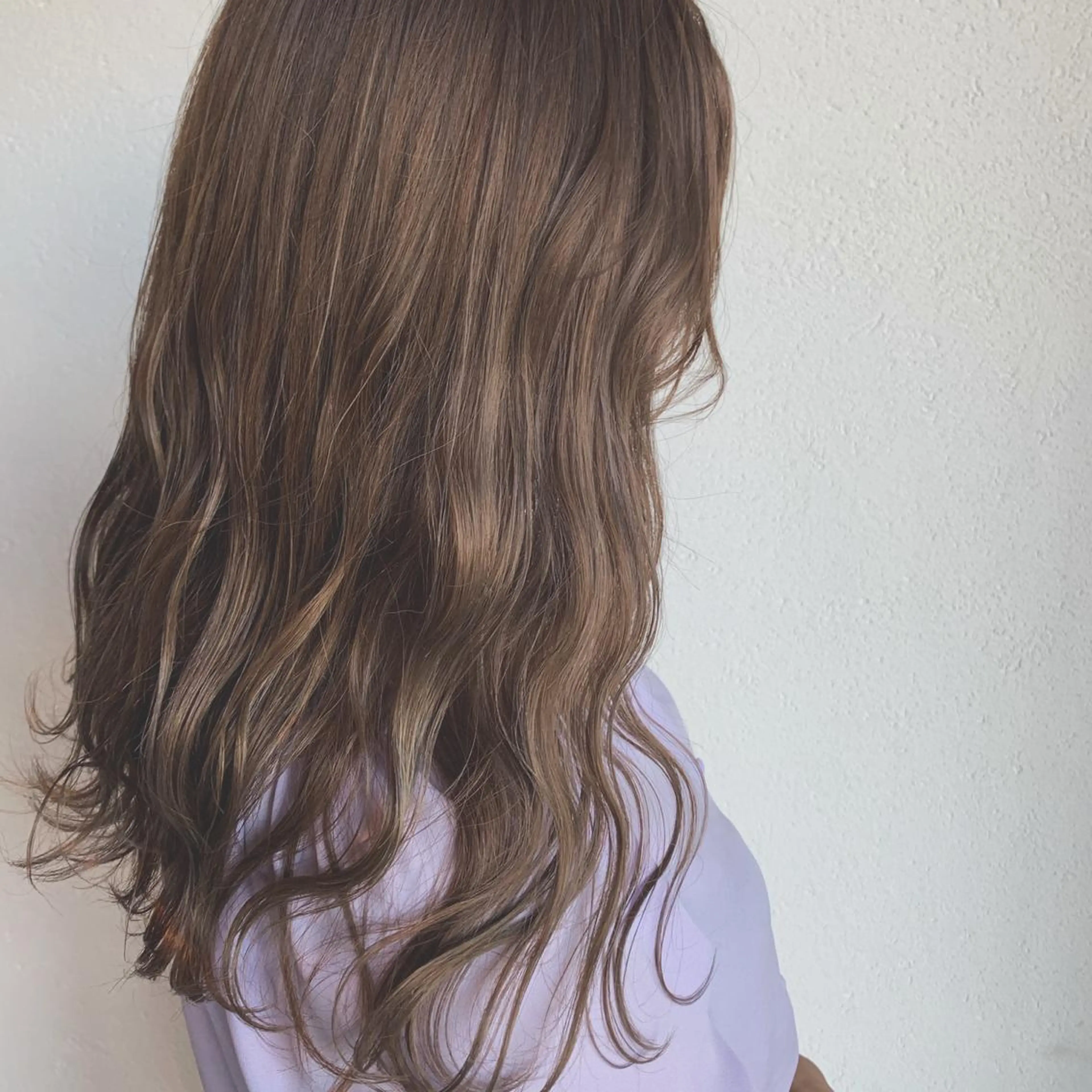 セミロング カラー ブリーチ/アレンジ 天満/chihiroのヘアスタイル