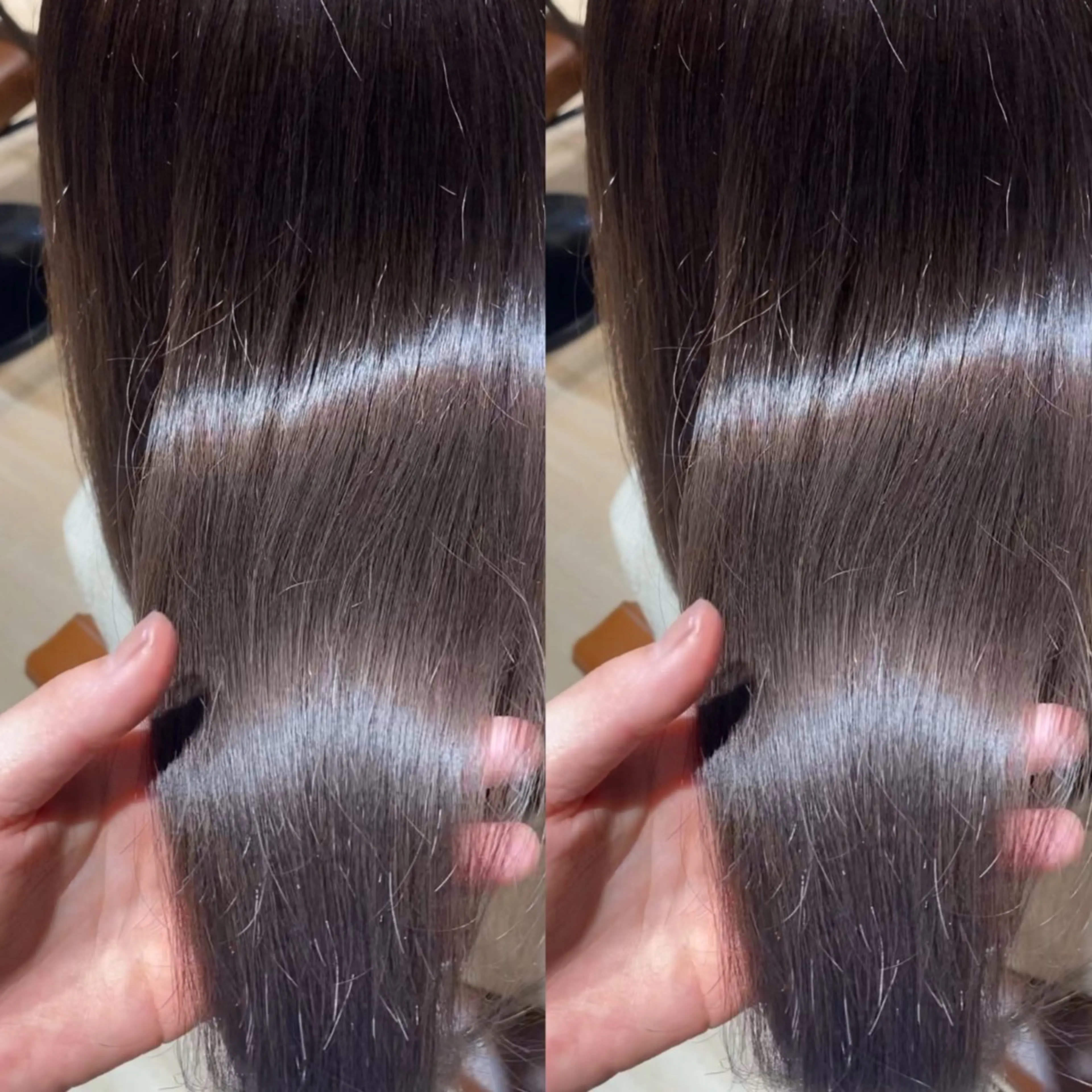 セミロング カラー ベージュカラー 透明感カラー ラベンダーカラー ラベンダーベージュ カット ヘアカラー トリートメント 髙木美緒🌿 レイヤー/アレンジのヘアスタイル