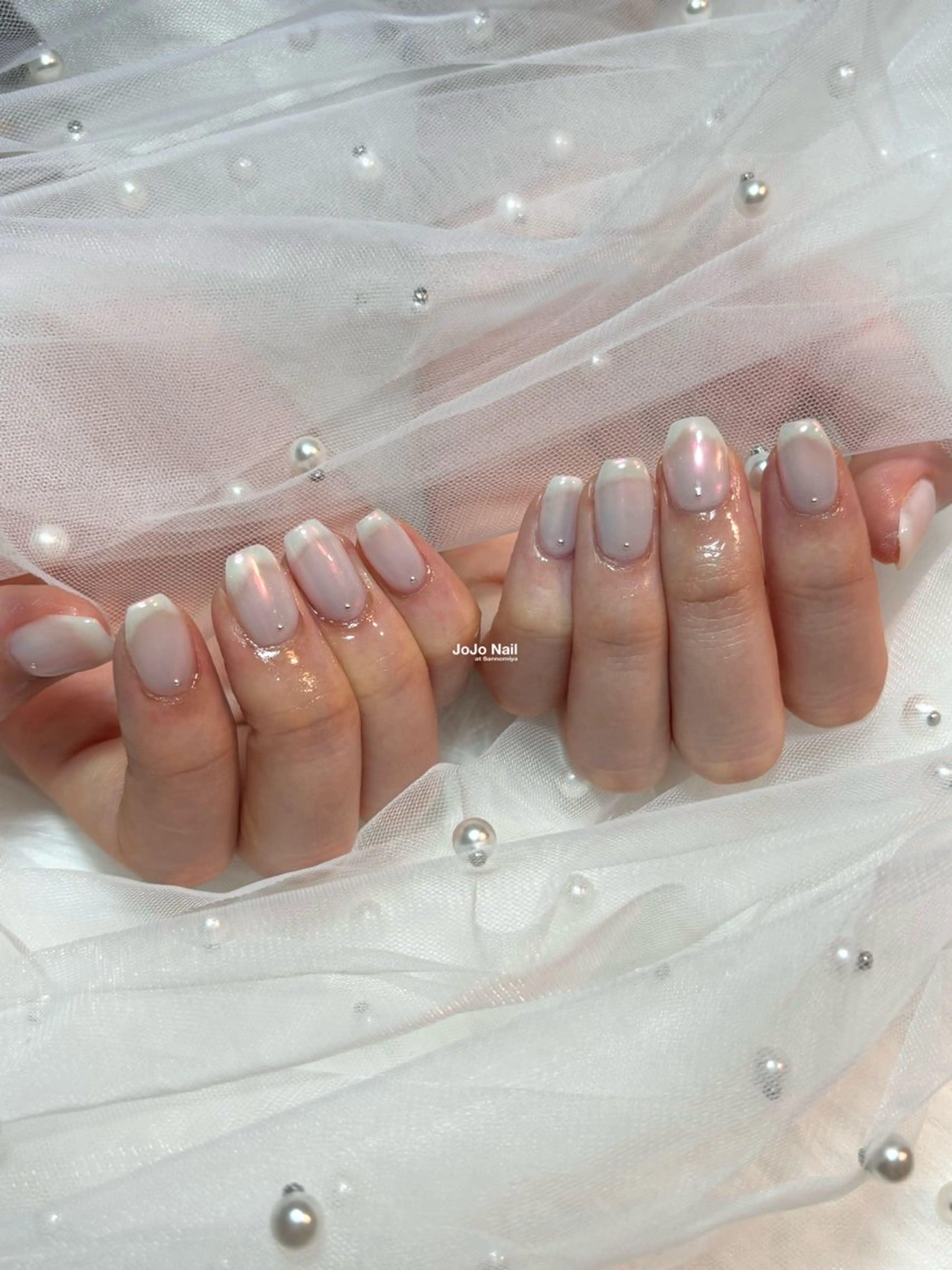 ネイル オーロラネイル ハンドネイル SERINA.K /JOJO@三宮のネイルデザイン