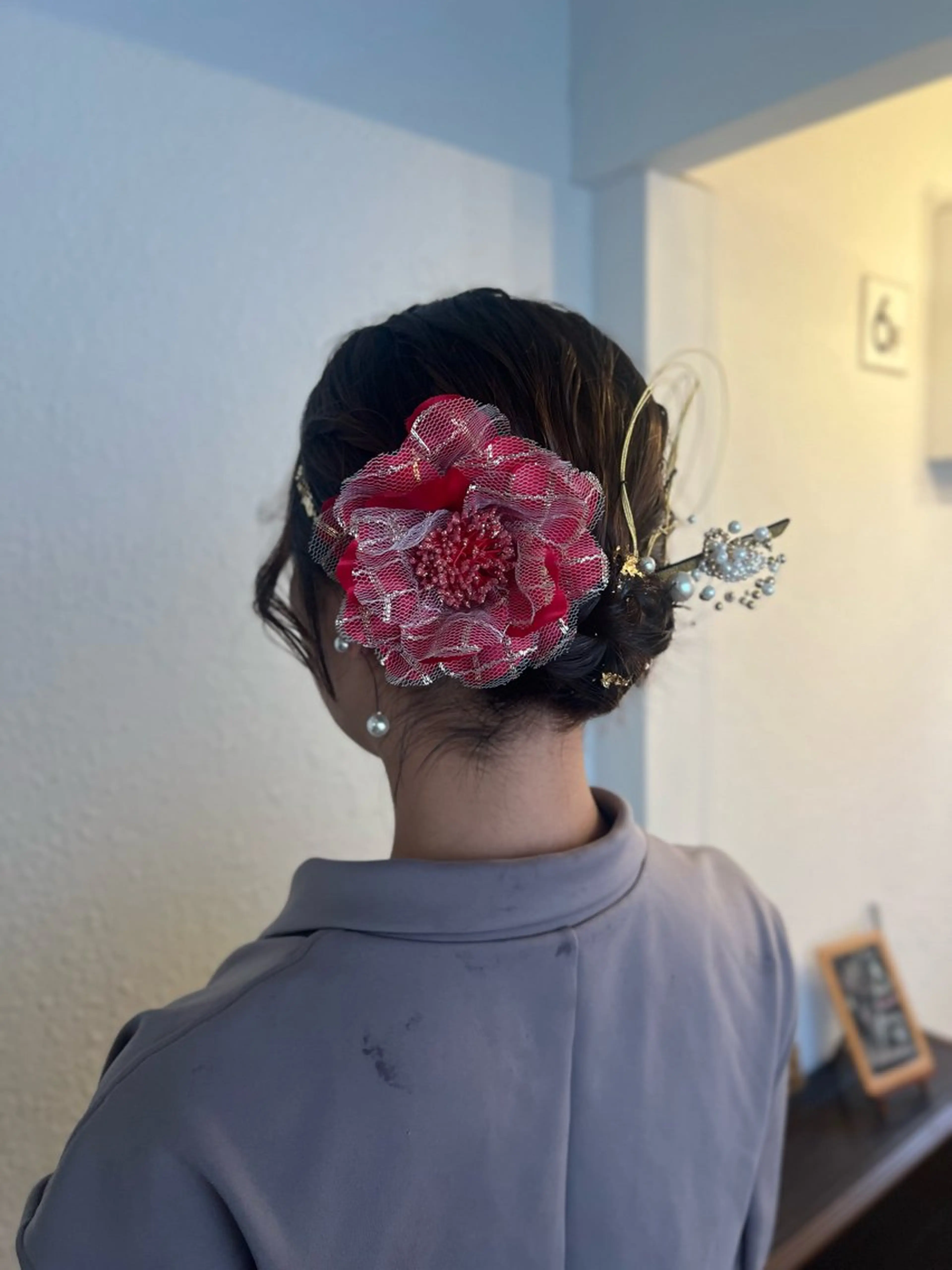 ミディアム カラー ヘアアレンジ 🍒ᩚ名駅/艶髪 縮毛矯正/あゆ🍒ᩚのヘアスタイル