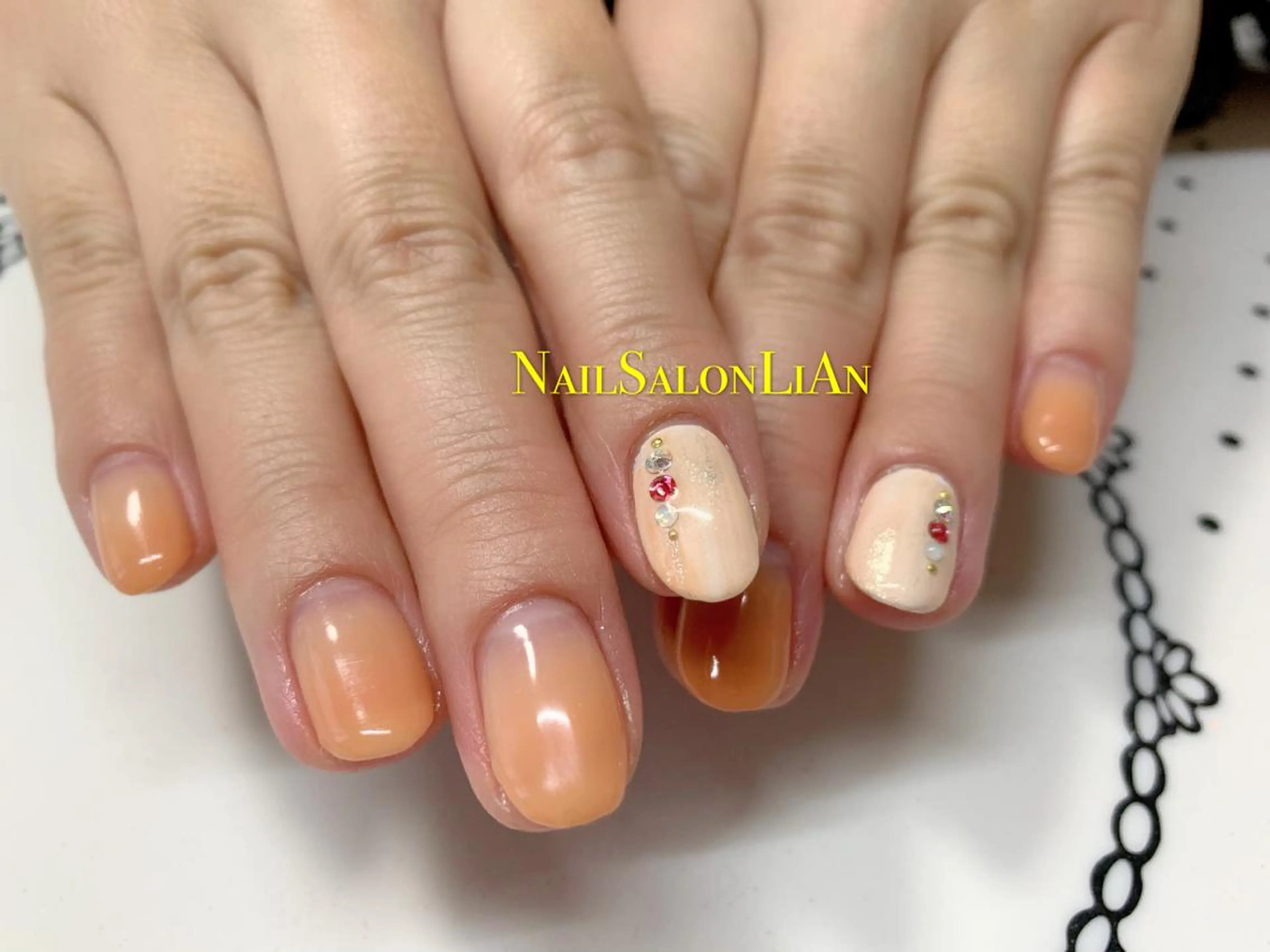 ネイル 持ち込み ハンドネイル NailSalon LiAnのネイルデザイン