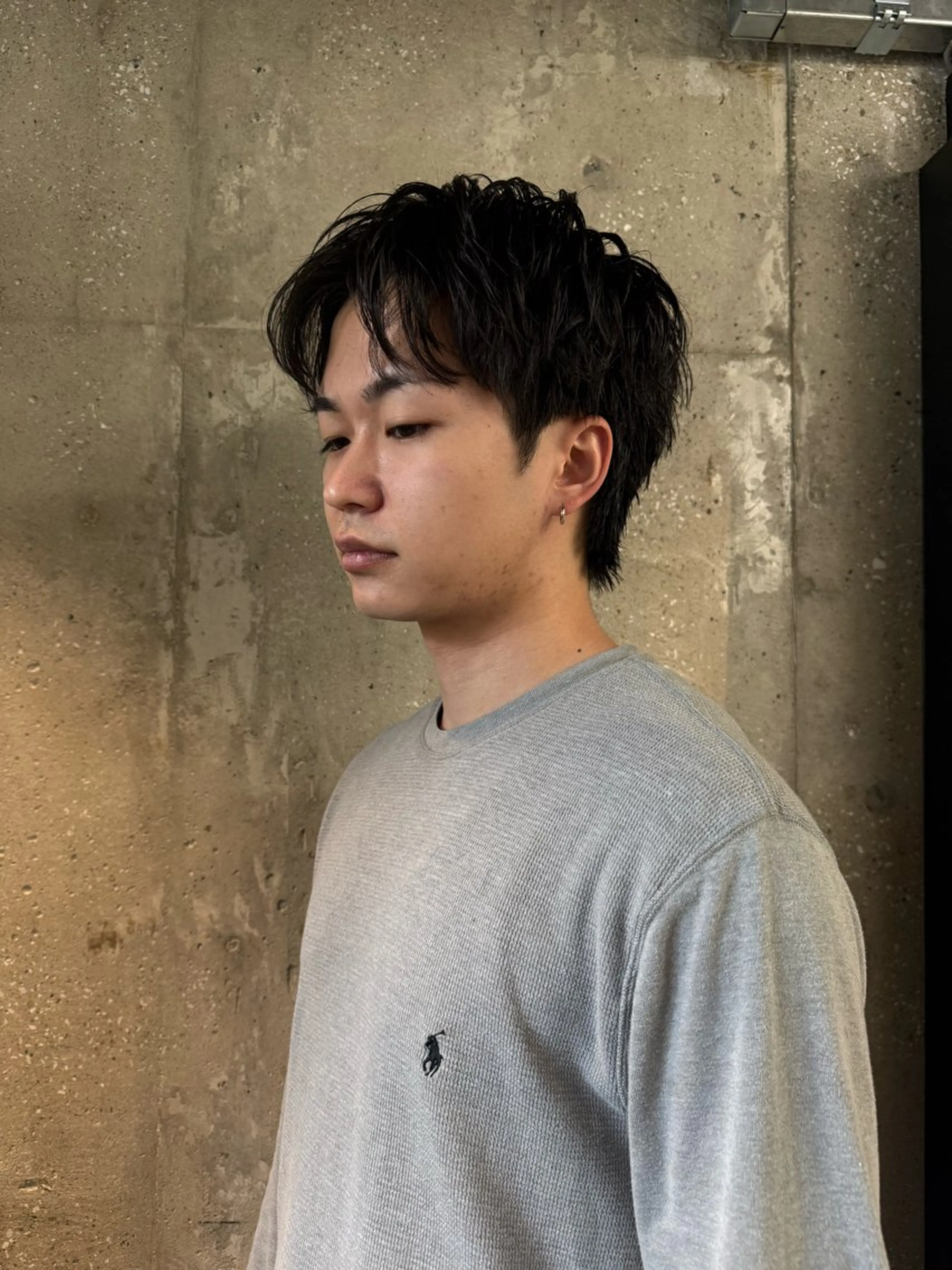 メンズ アップバング ビジネス メンズショート カット 垢抜けメンズ特化 sakuraのヘアスタイル