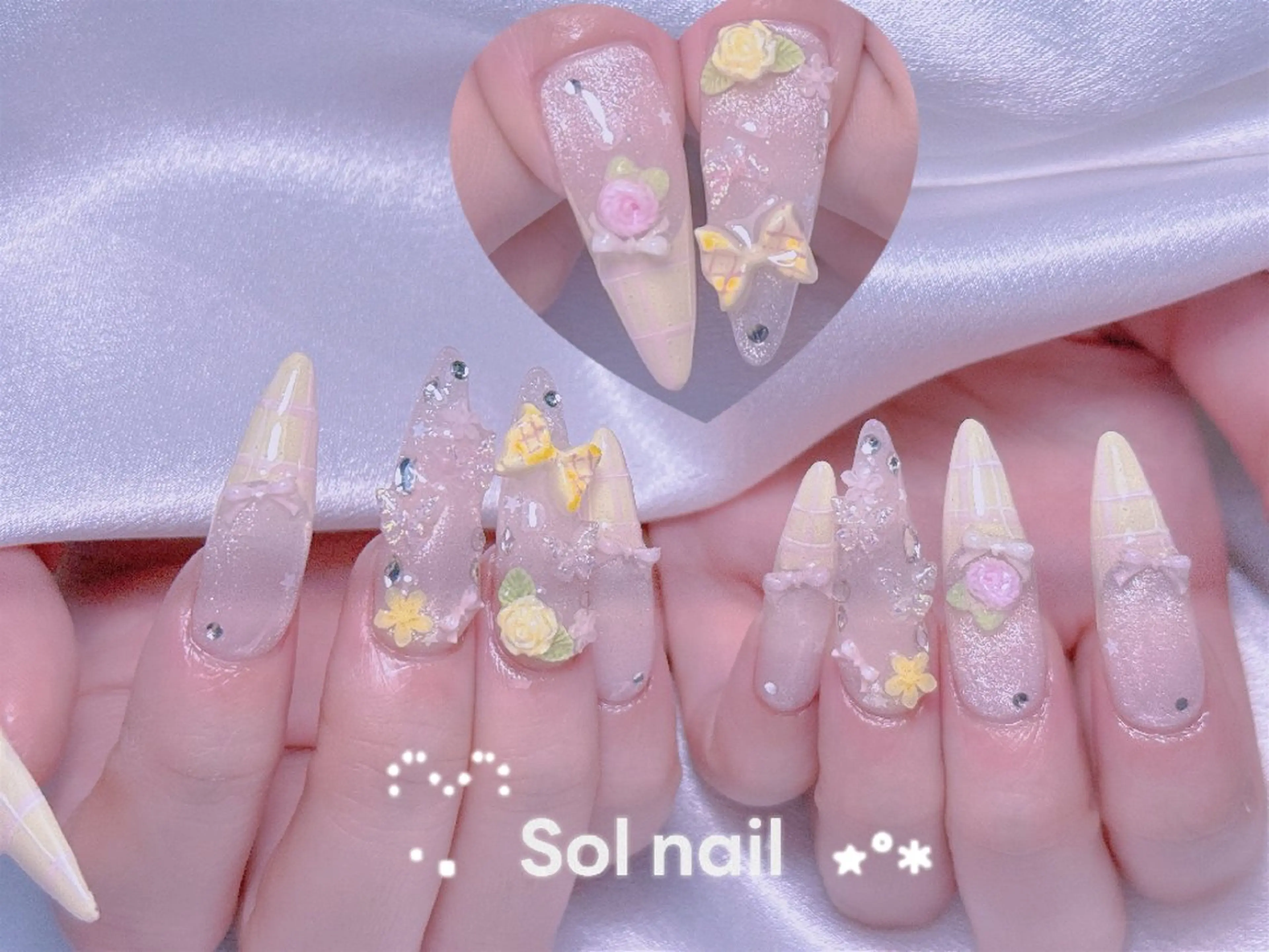 ネイル ハンドネイル ハンドケア Sol Nail ミネのネイルデザイン