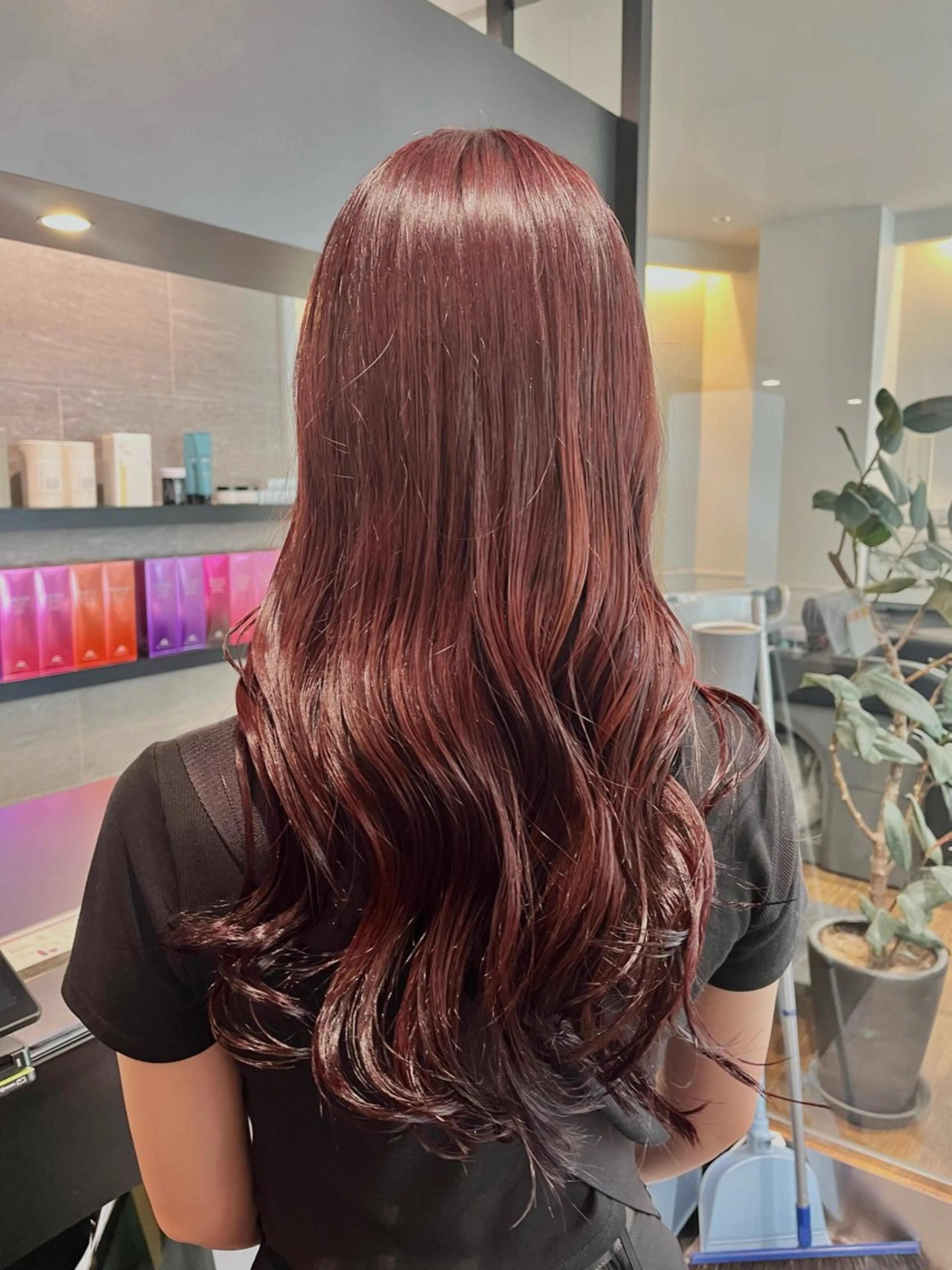 ロング カラー ブリーチなし ダブルカラー/ゆなのヘアスタイル