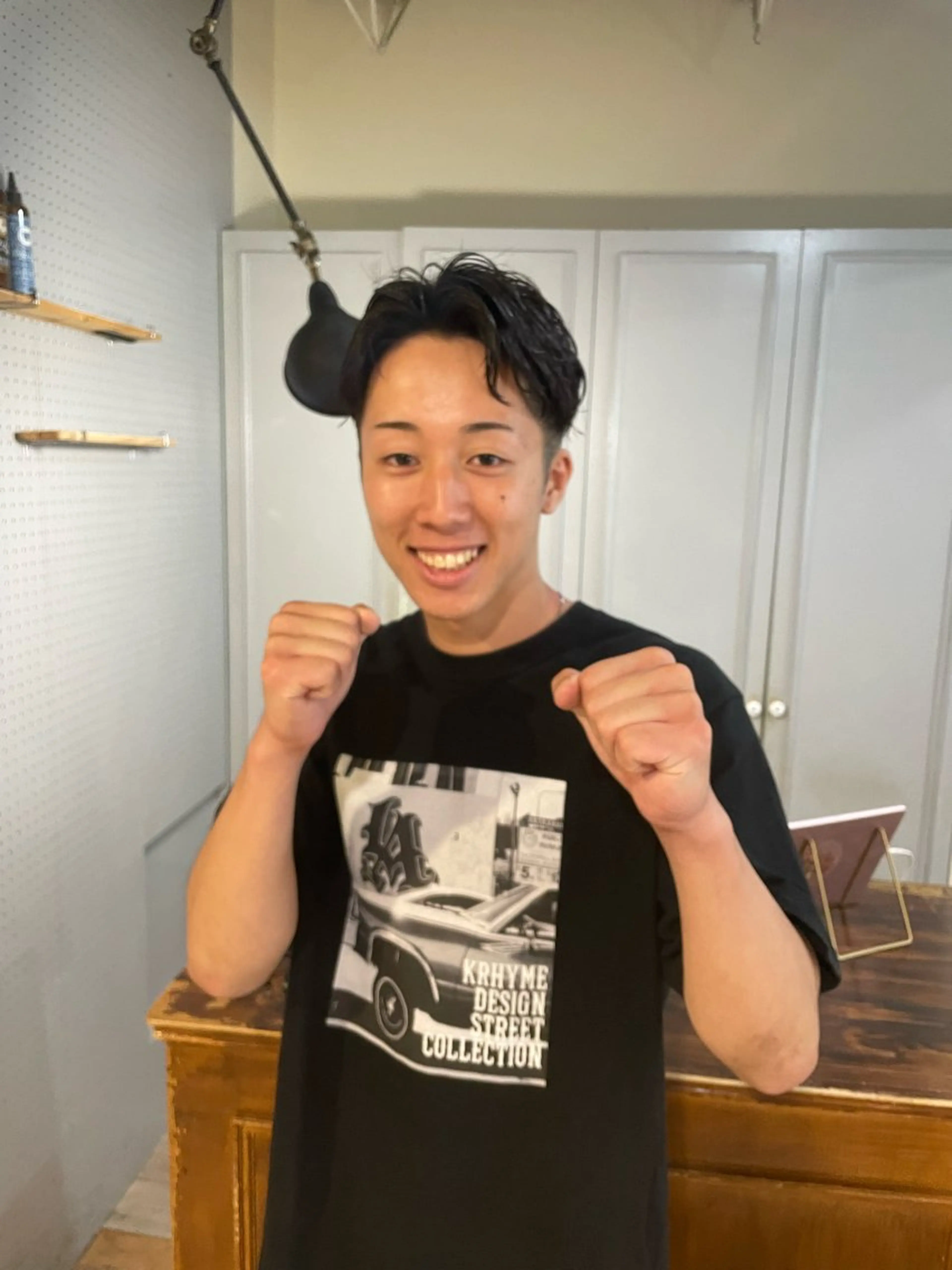 パーマ メンズ カット パーマ 🤩噂のMr.髪ポジ ティブ®️yu🤩のヘアスタイル