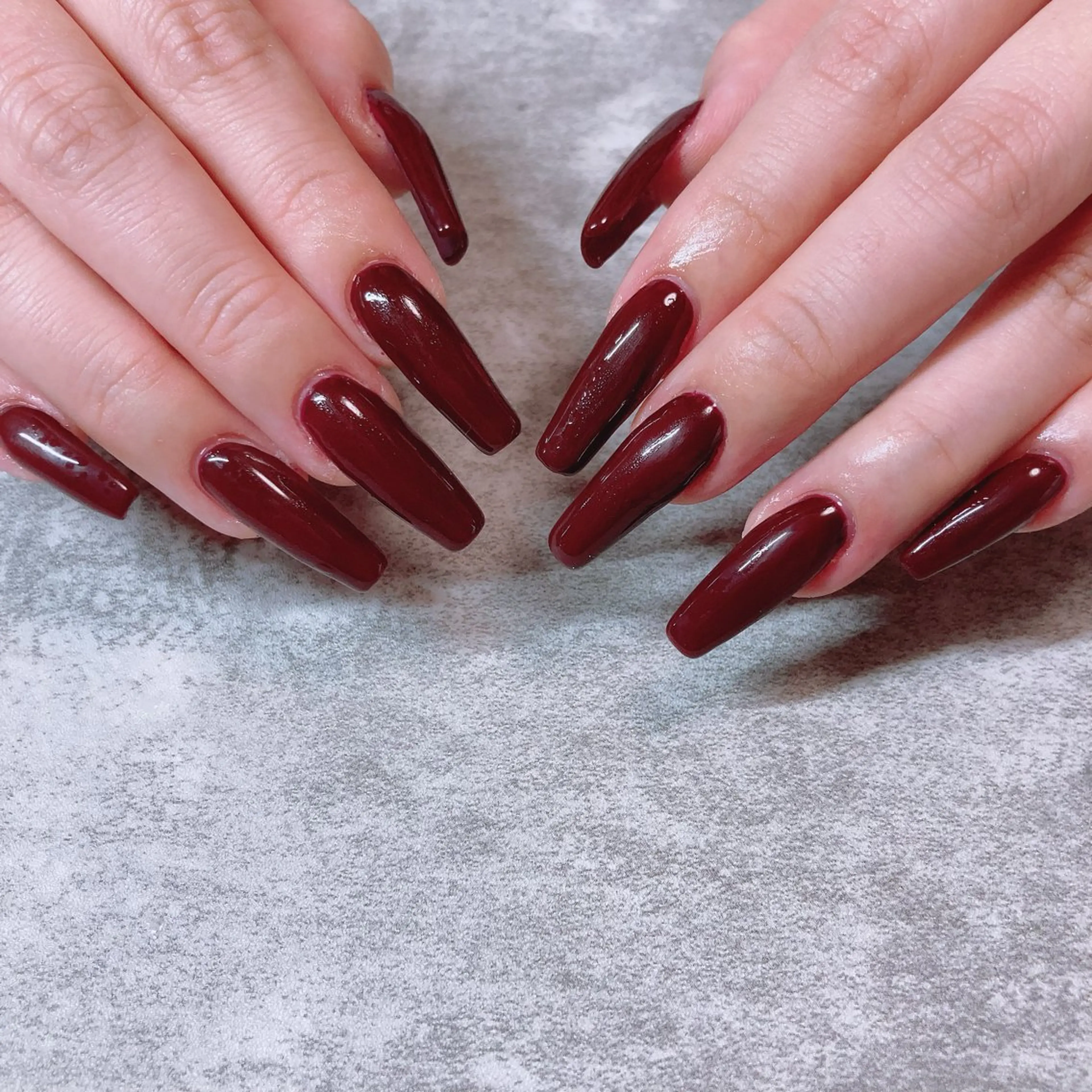 【オフ無料】スカルプ＋ワンカラーネイルの写真