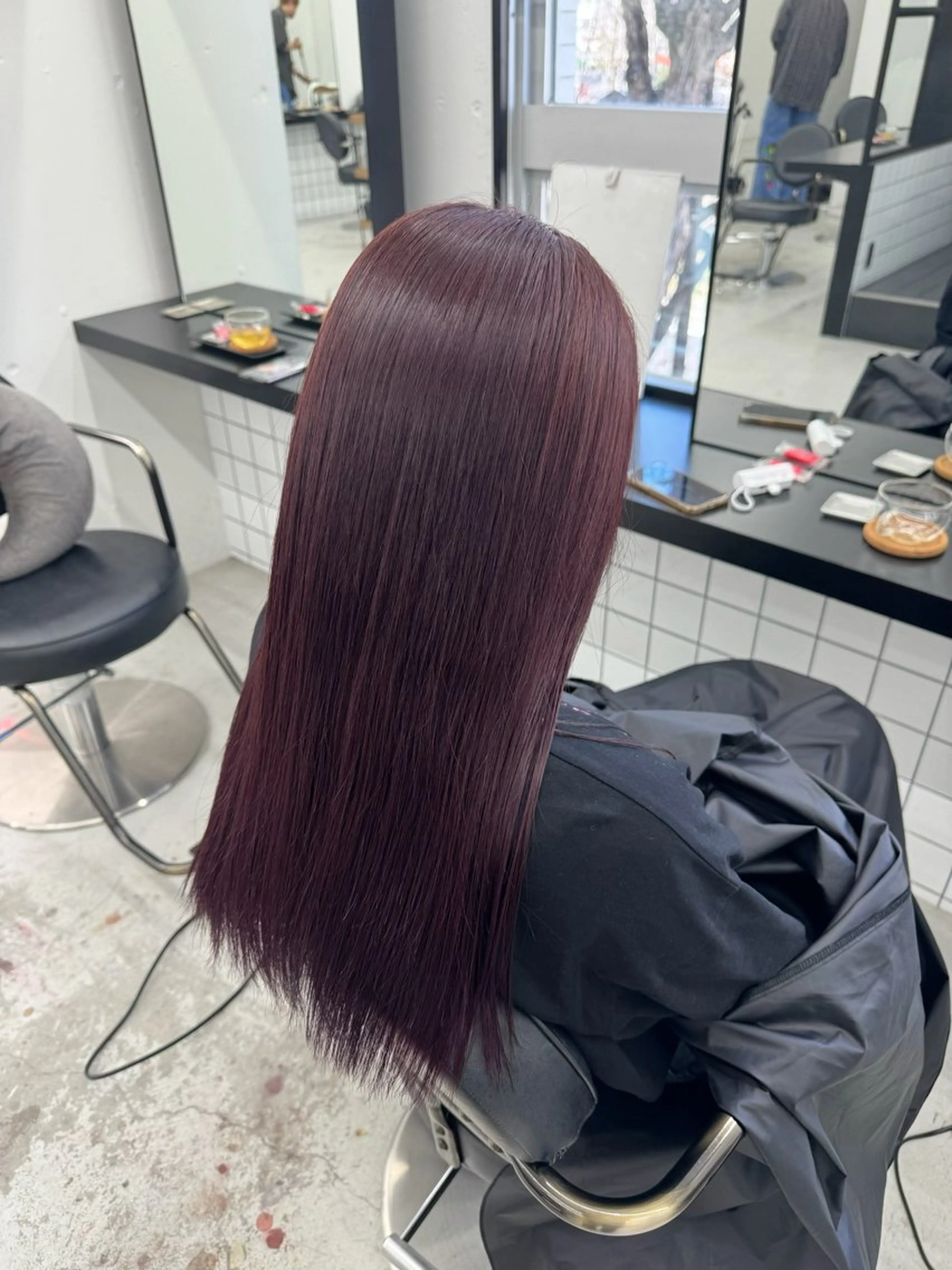 『ブリーチなしで暖色🩷』ブリーチなしダブルカラー＋トリートメント＋シャンプーブロー🧴の写真