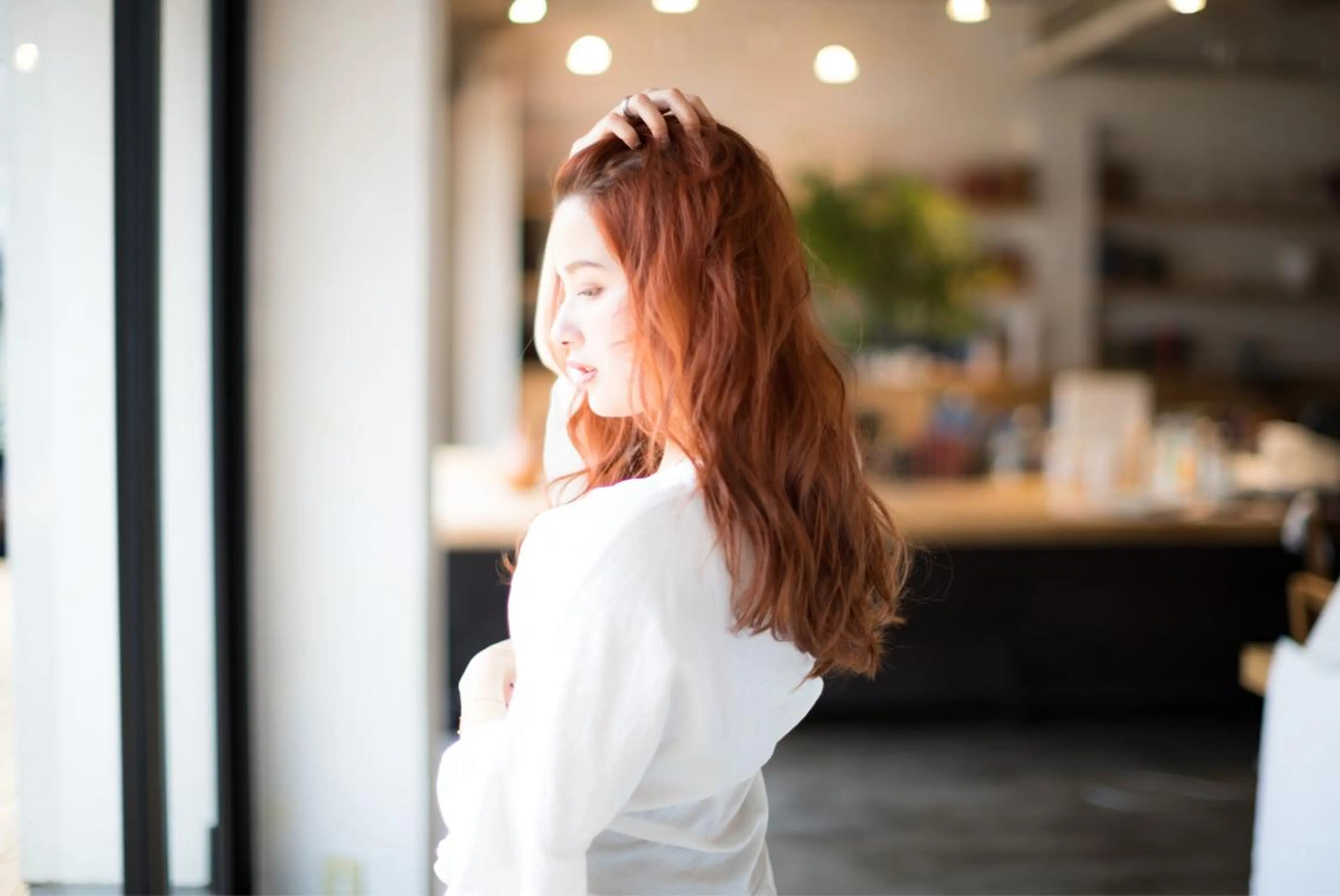 ヘアカラー+terraceオリジナルトリートメント🌿イノアカラー変更可能☆の写真