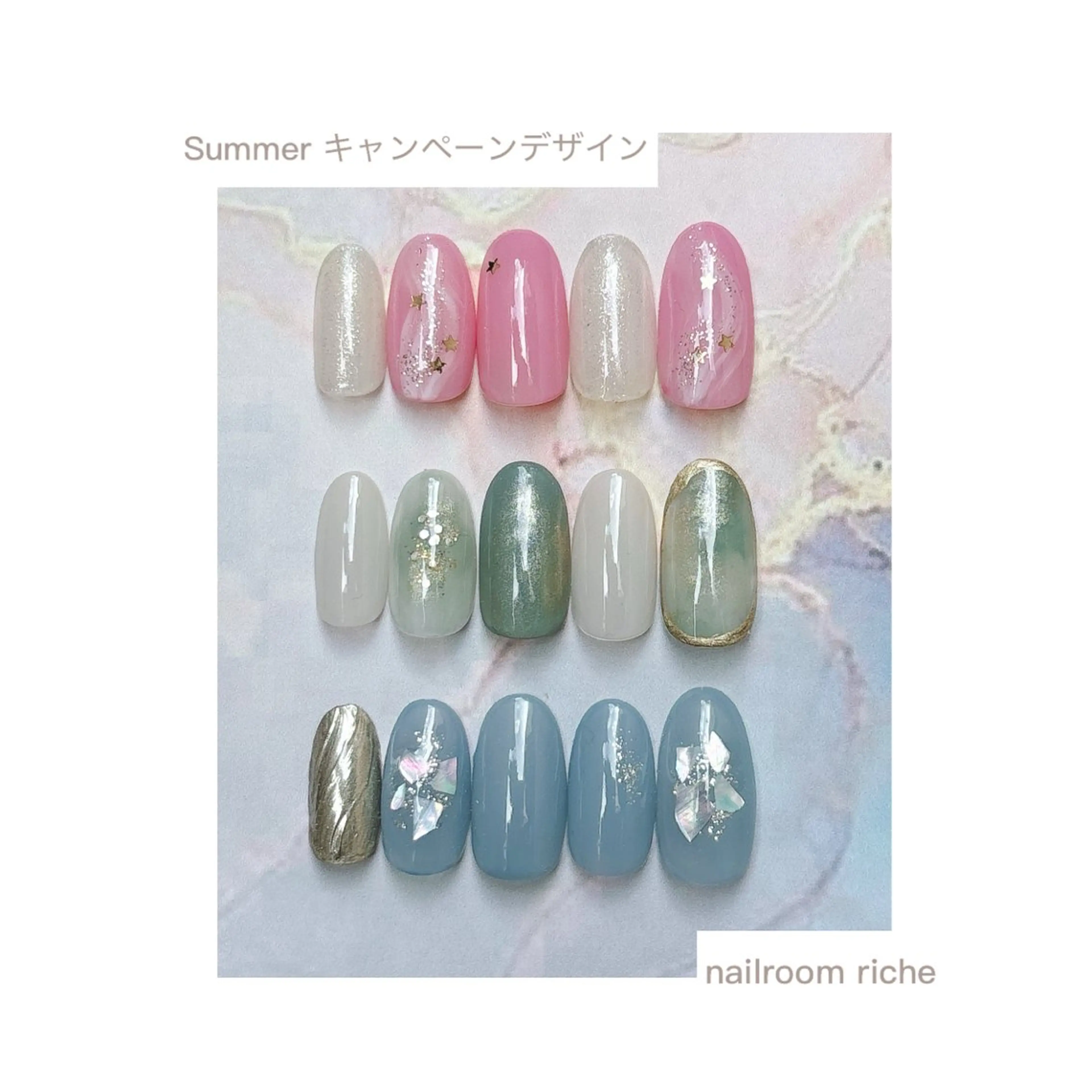 ネイル ハンドネイル nailroom richeのネイルデザイン
