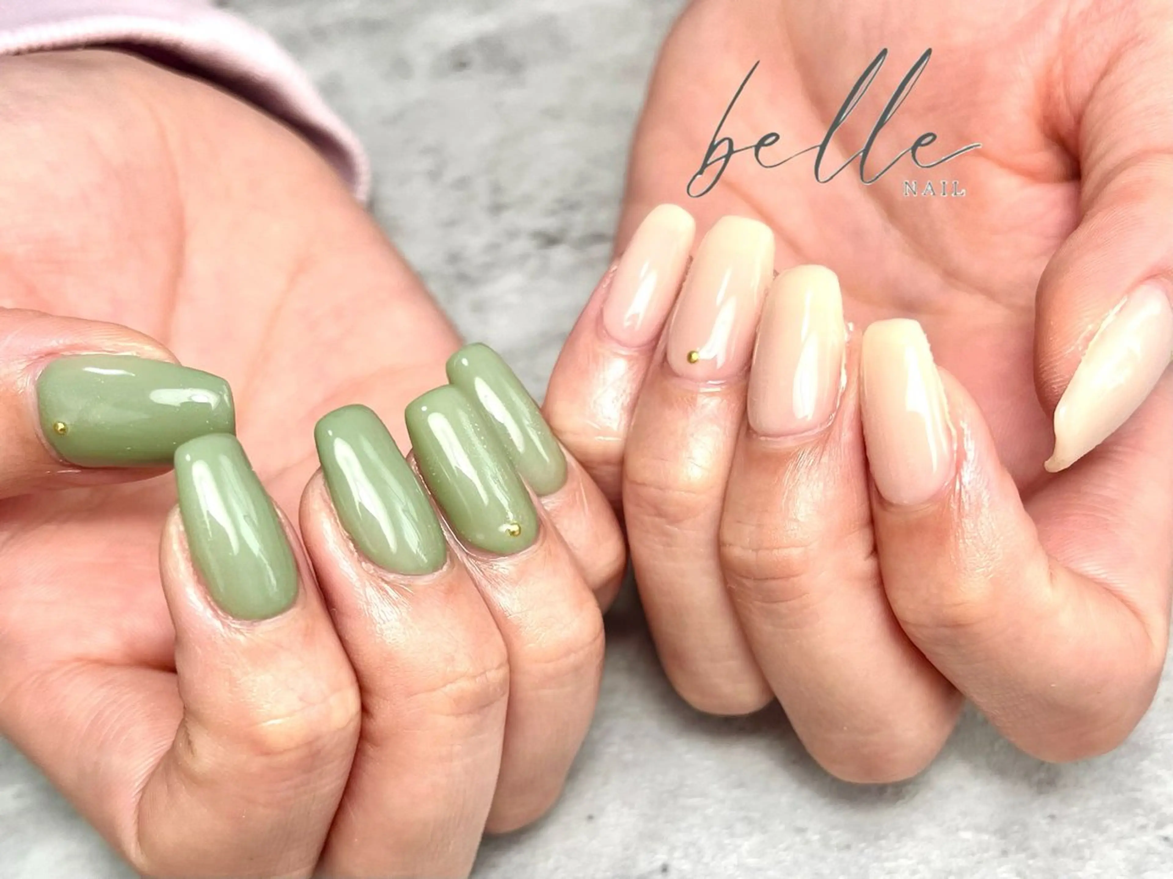 ネイル ワンカラーネイル ハンドネイル belle nailのネイルデザイン