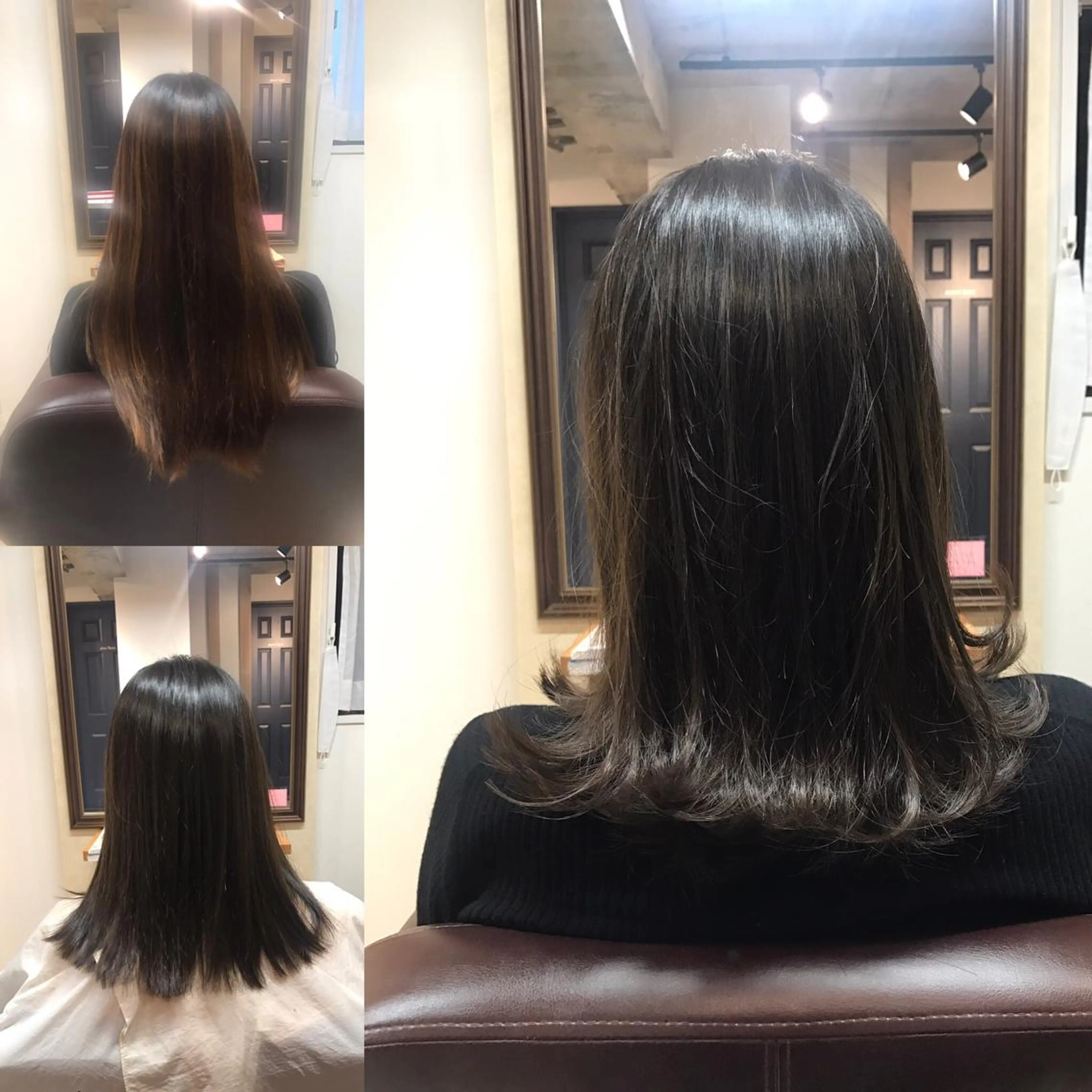 セミロング カラー 今井 三智也のヘアスタイル