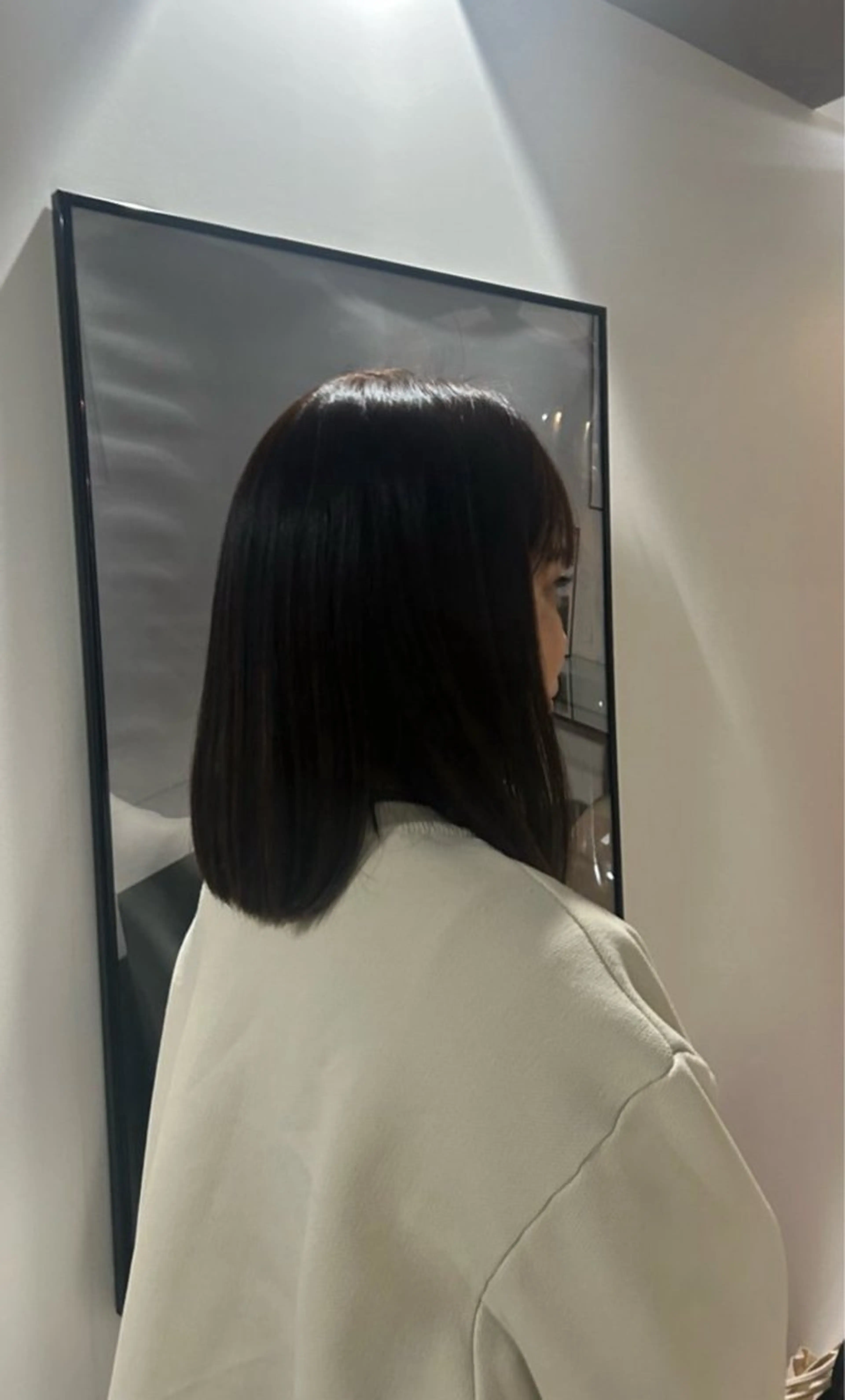 ミディアム カラー ブリーチモデル募集 古内柊のヘアスタイル