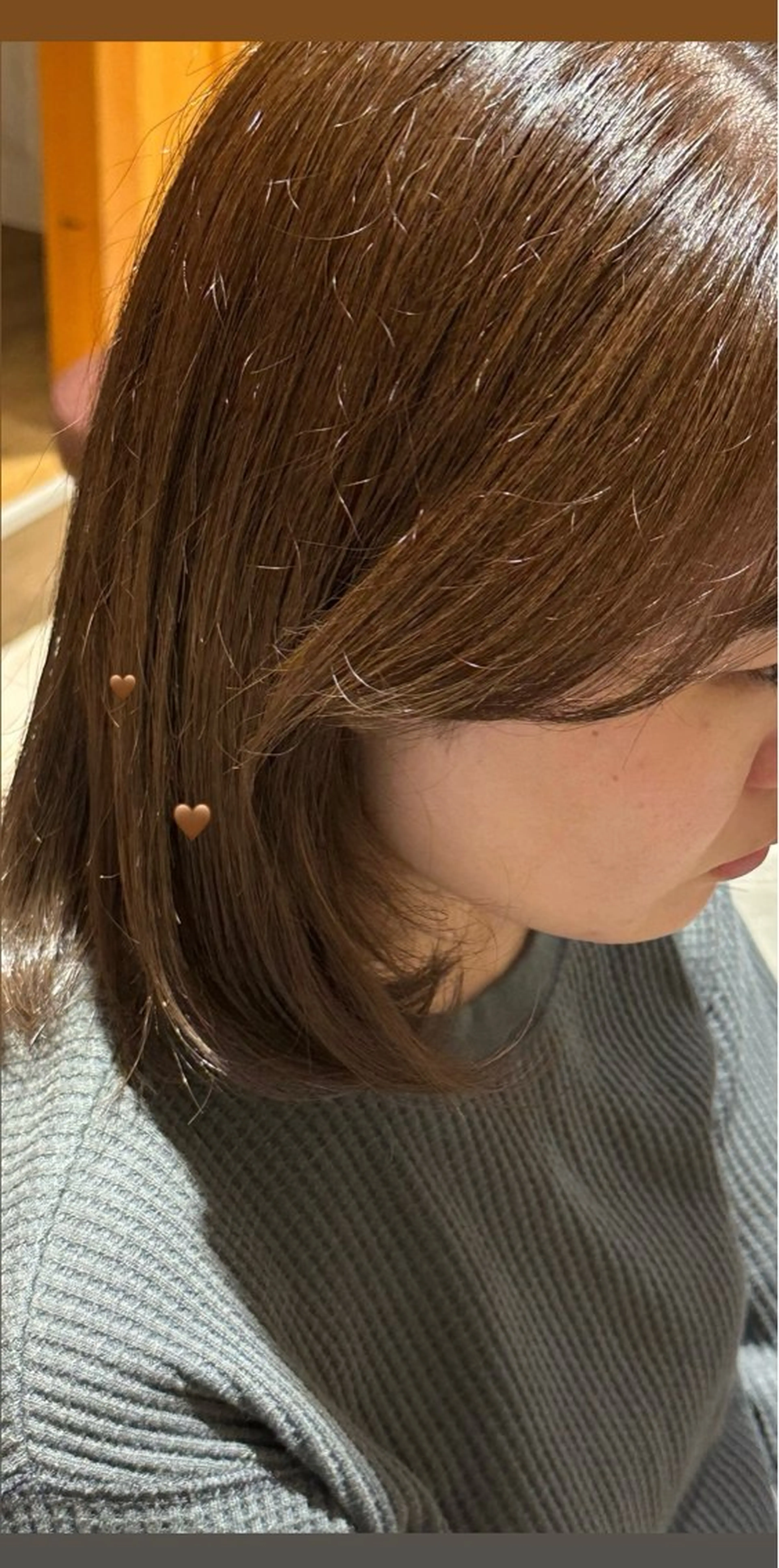 カラー ベージュカラー 松本 羅華のヘアスタイル