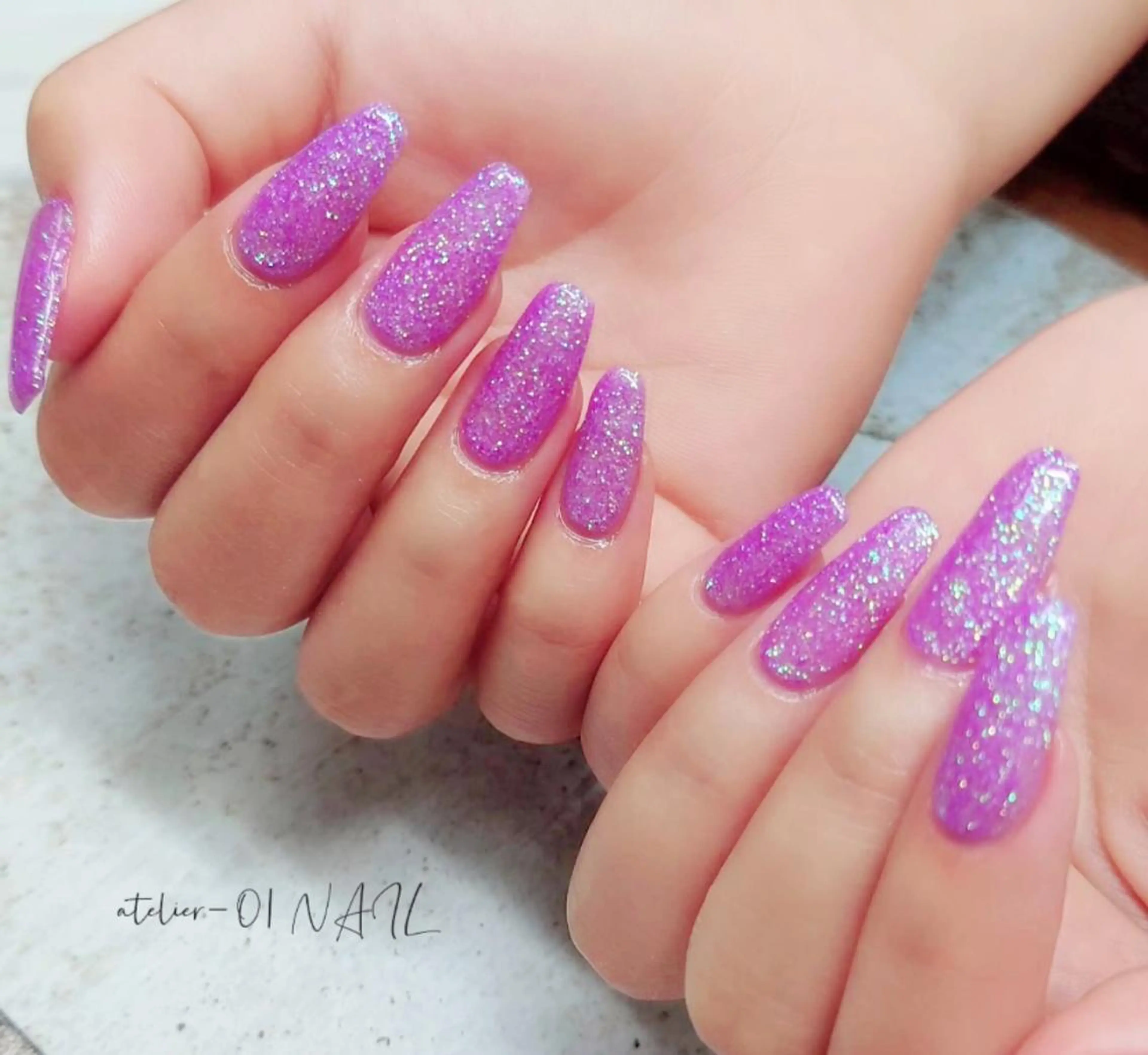 ミニモ限定★長さだし10本+ワンカラーorラメ(オフなし)の写真