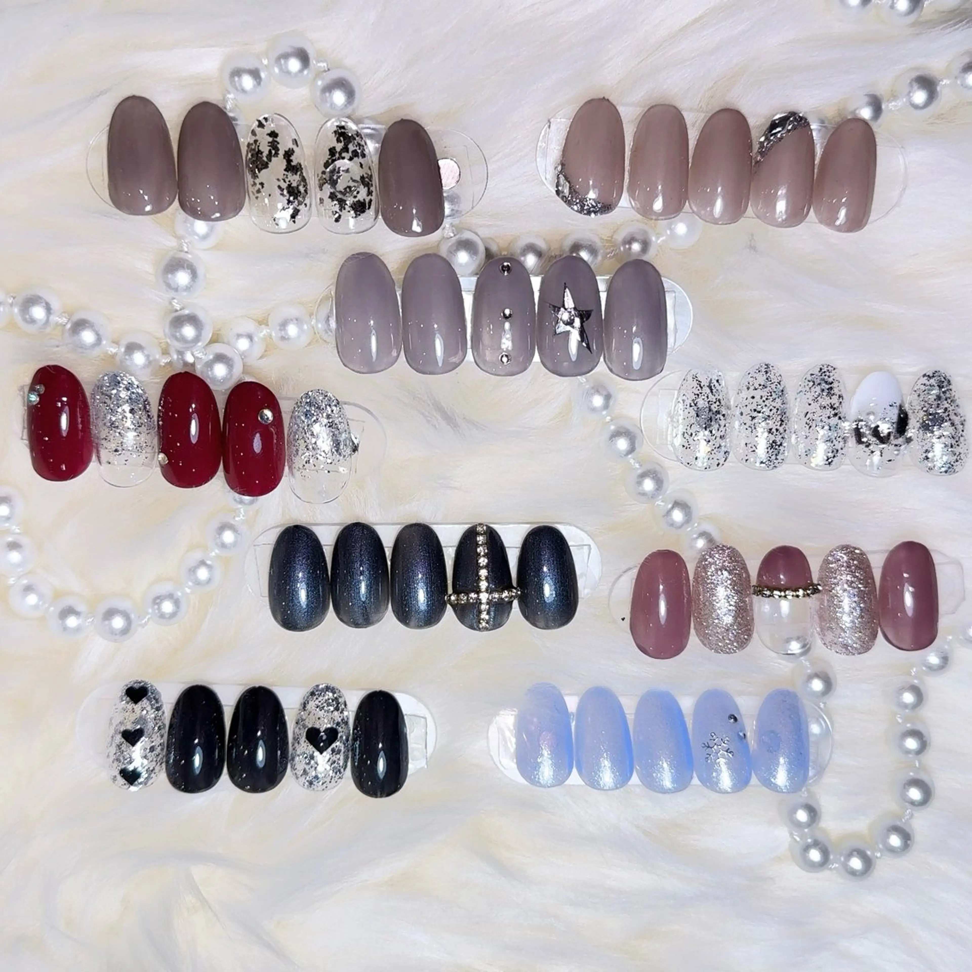 ネイル アートネイル フラッシュネイル フレンチネイル ジェルネイル ガラスフレンチ ハンドネイル You&Me Yukiのネイルデザイン