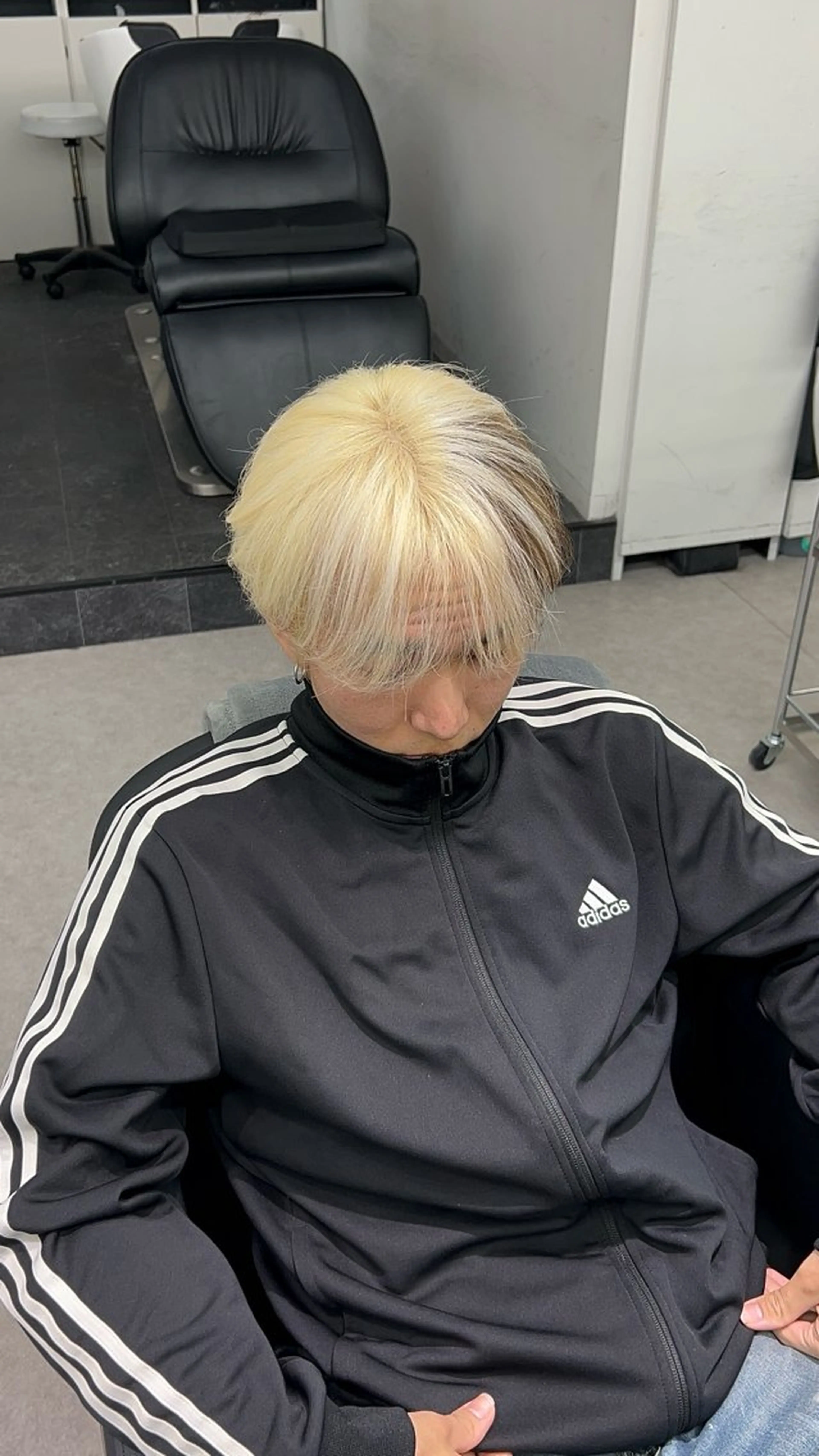 メンズ ヘアカラー 🌟カットレイヤー ボブ森龍哉のヘアスタイル