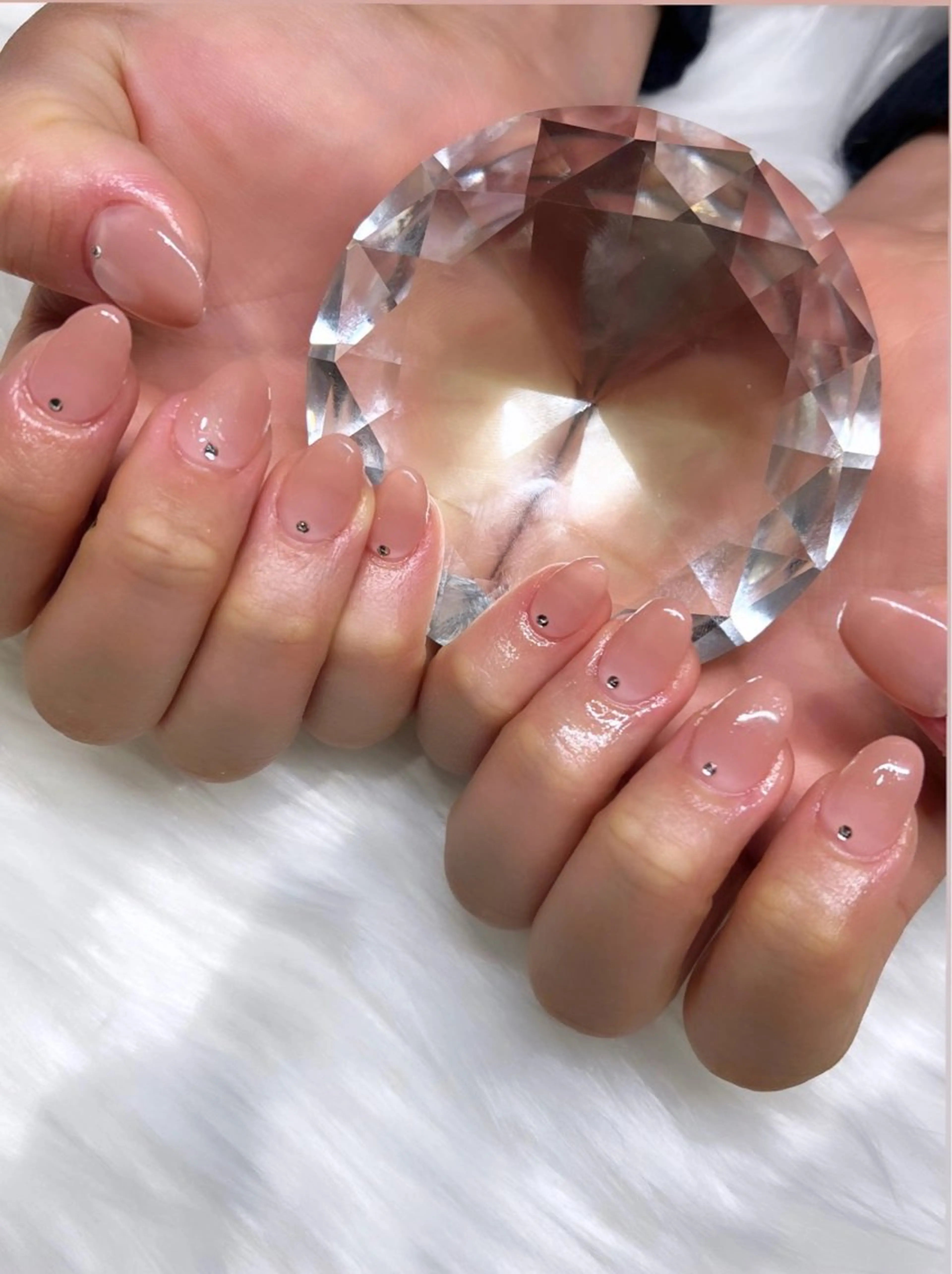 ネイル グラデーション オフィスネイル 春ネイル Kobayashi Komugiのネイルデザイン