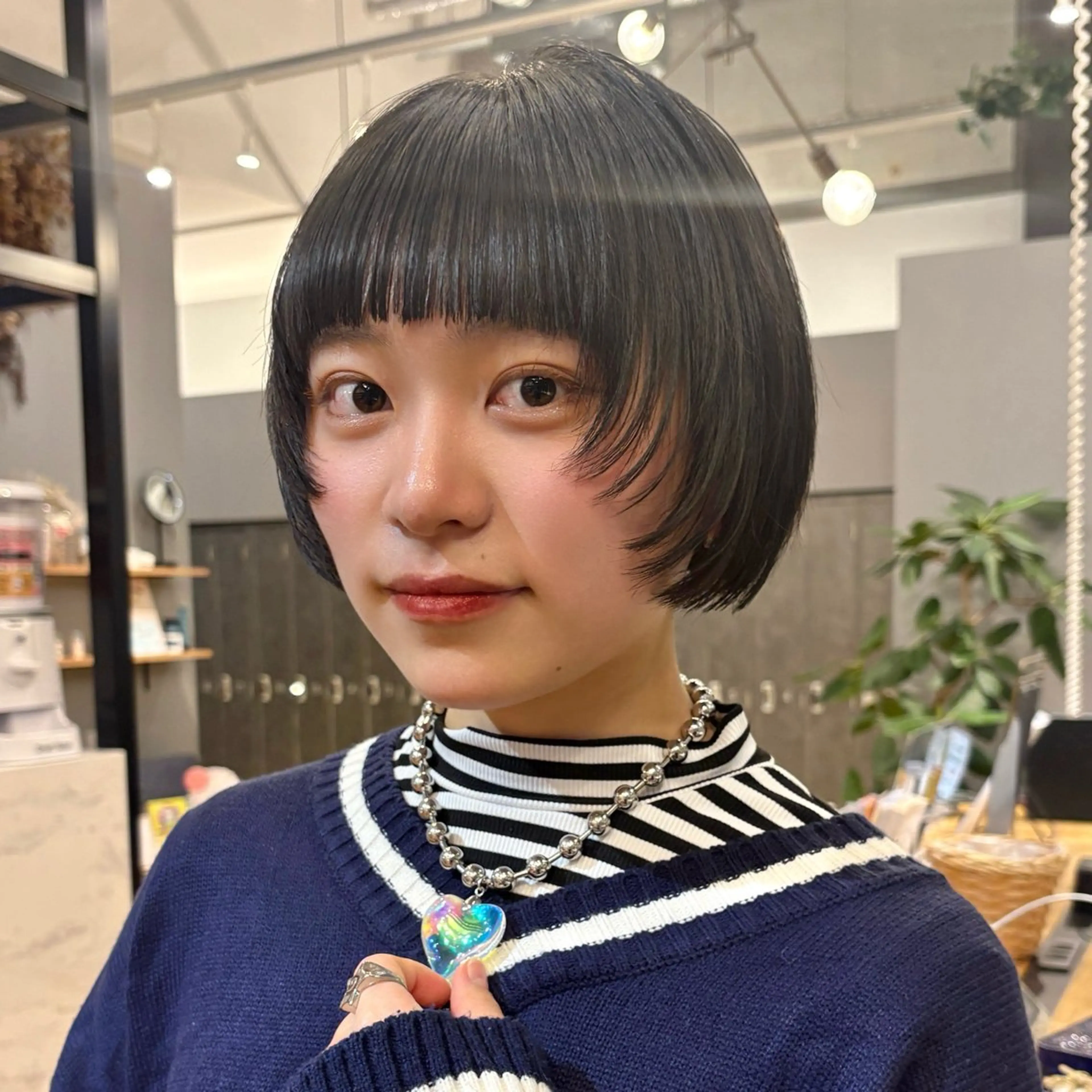 ショート カット トリートメント 暖色/ボブ/吉岡美音 GIEN NU茶屋町のヘアスタイル