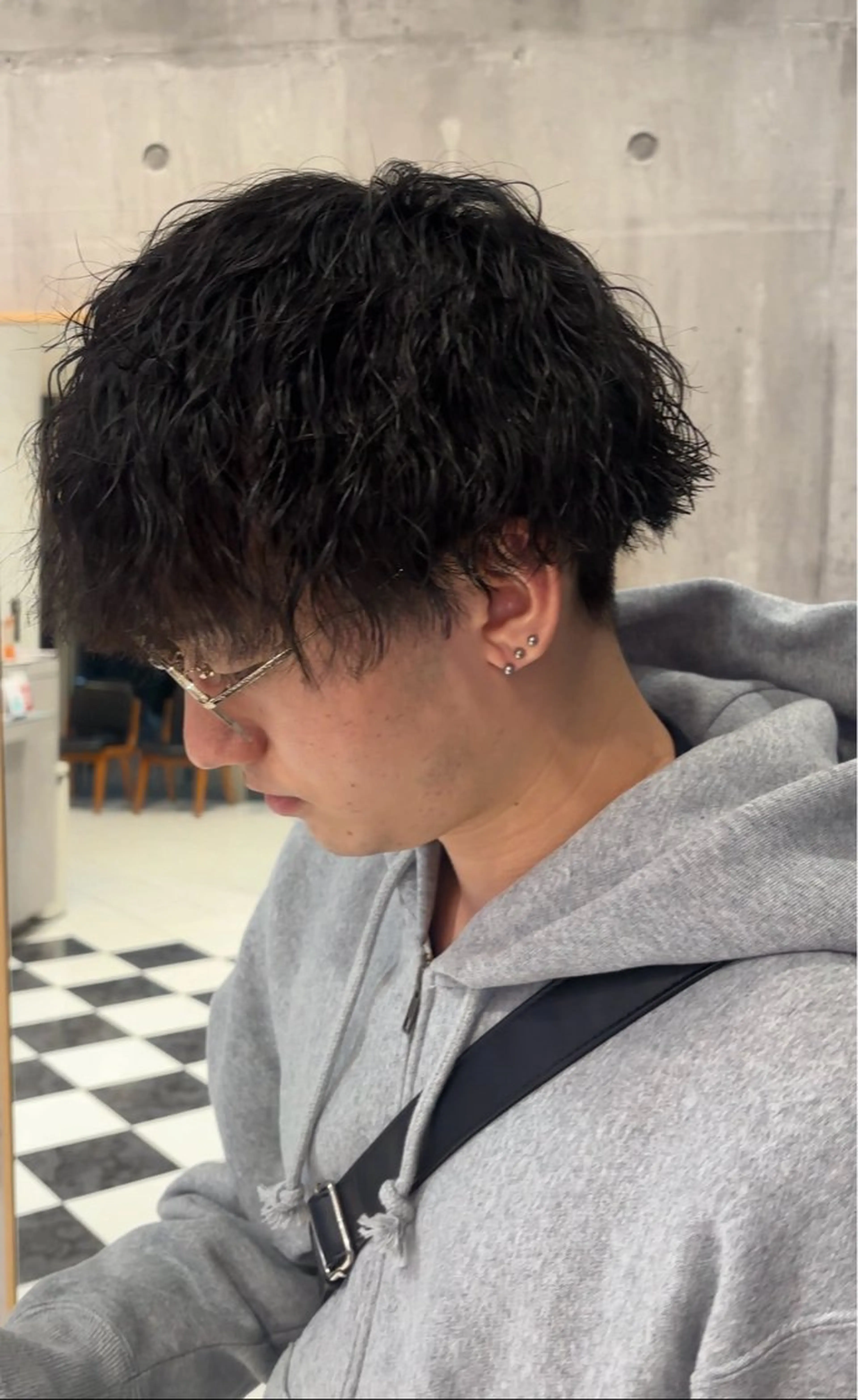 ミディアム ミディアムパーマ カット パーマ カラー/メンズカット はじめのヘアスタイル