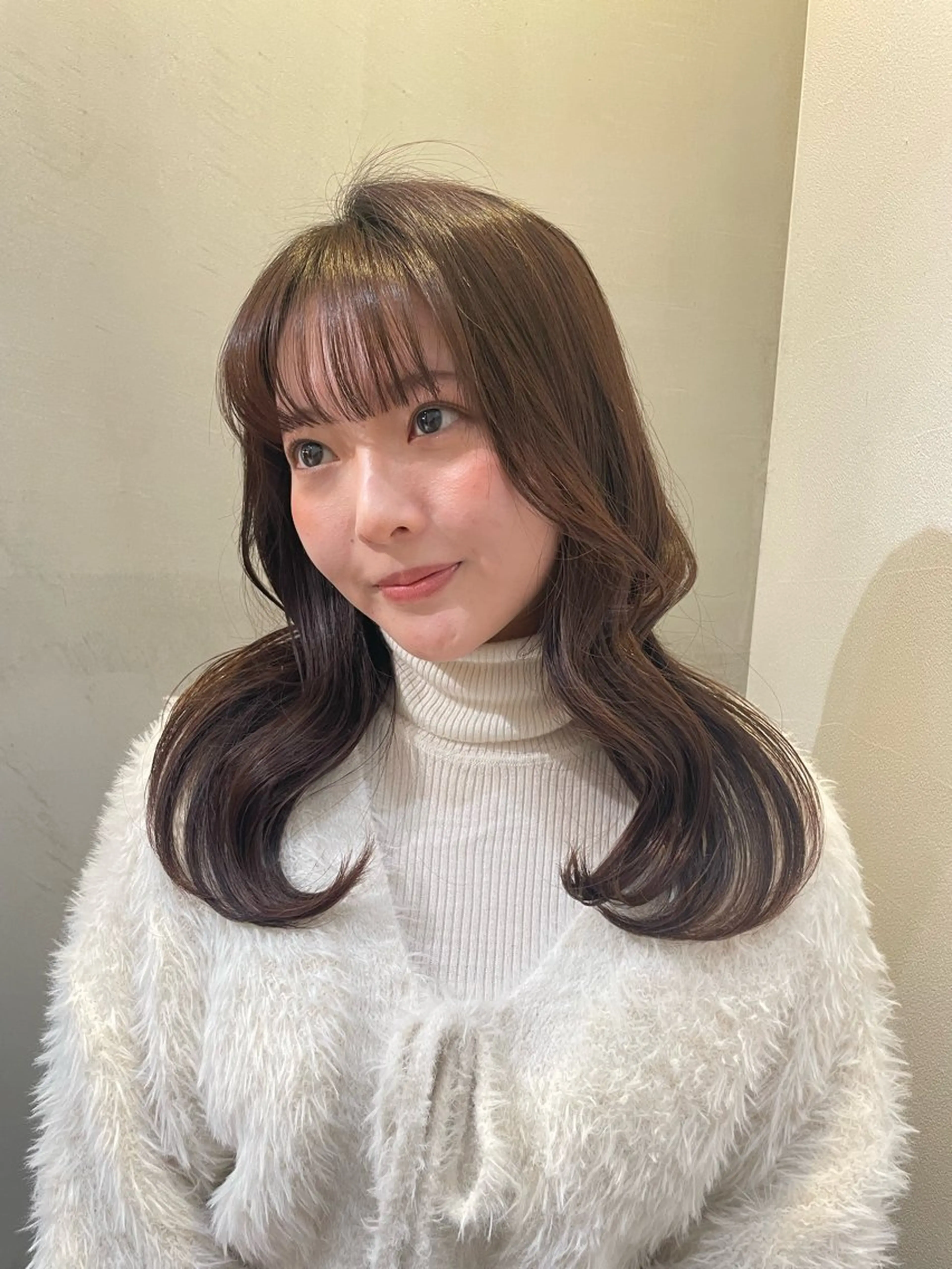 セミロング カット ヘアカラー トリートメント 🐥ボブ/レイヤー 髪質改善/halcaのヘアスタイル