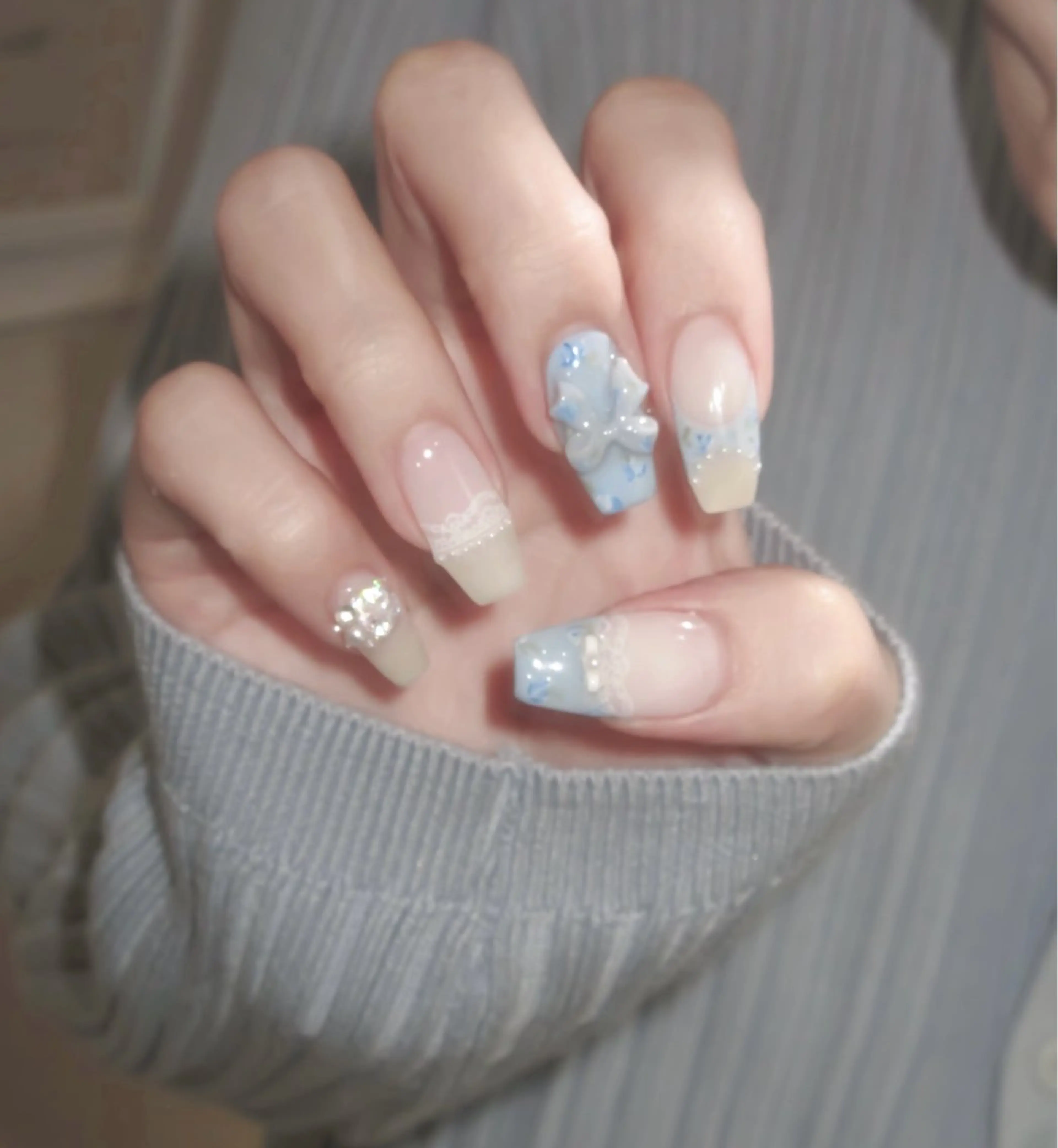 💎チップ長さだしオフ｜丁寧オフで負担軽減ネイル🫧の写真