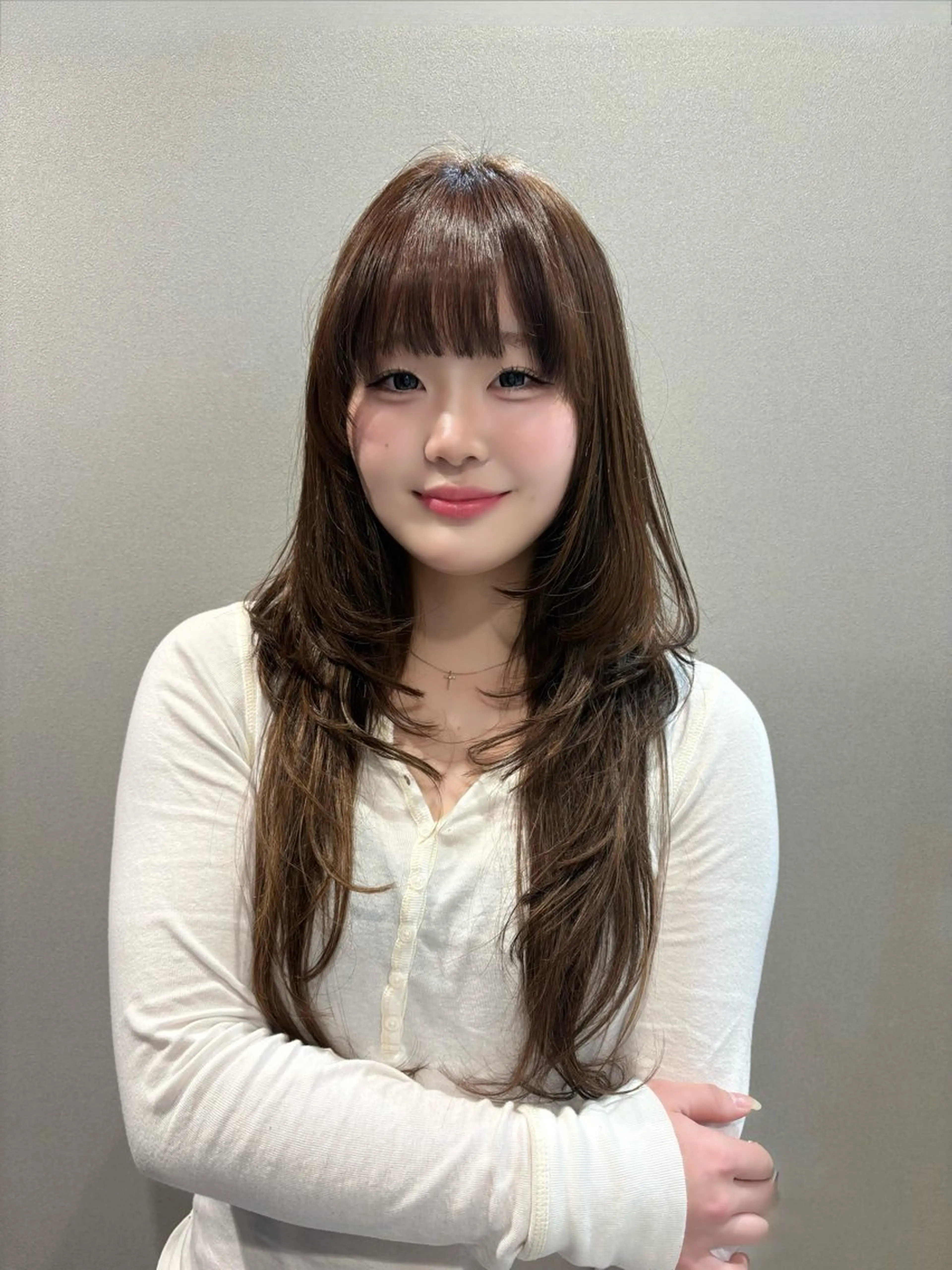 ロング 赤池 日菜子のヘアスタイル