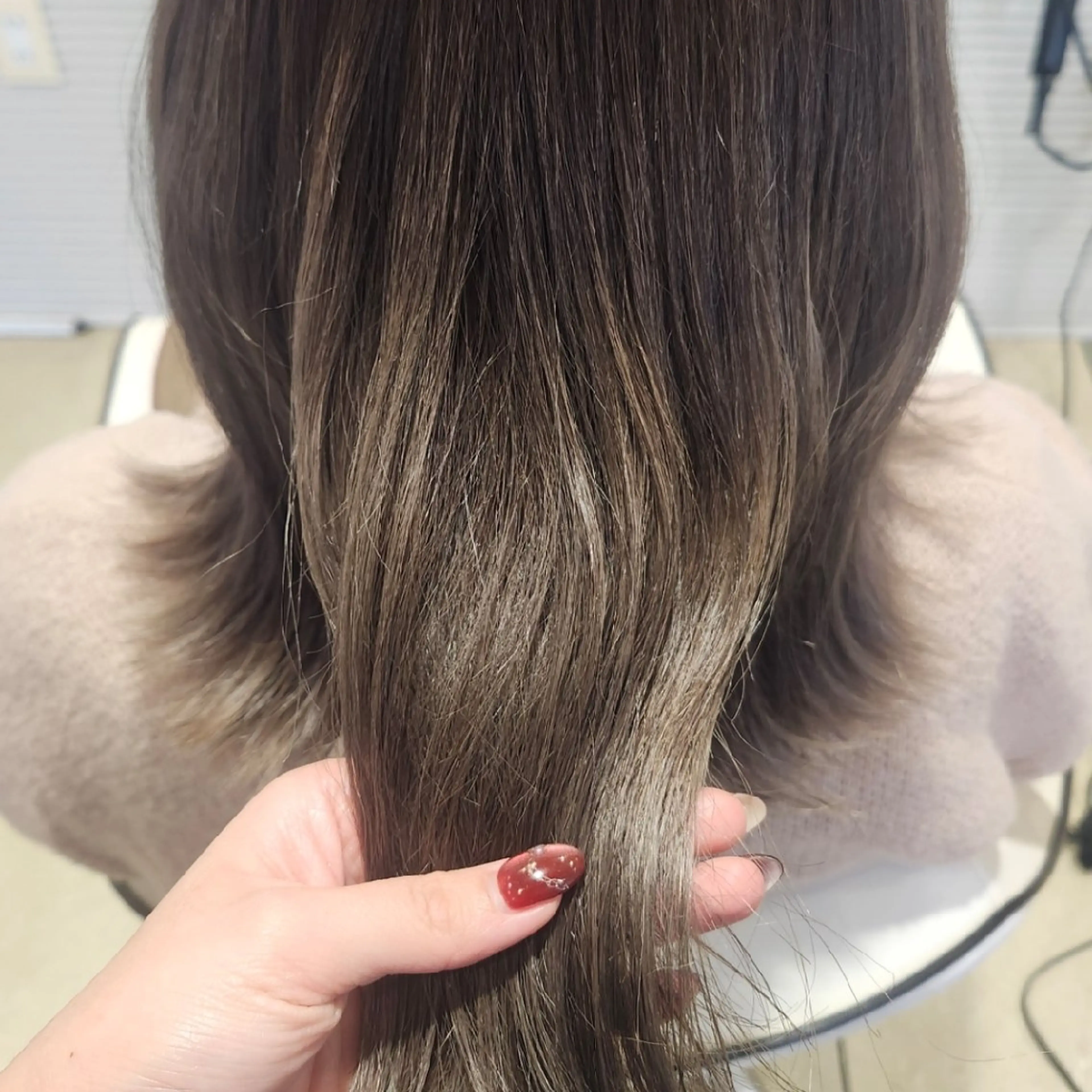 ミディアム 暖色カラー/髪質改善 /メンズ🧡莉南のヘアスタイル