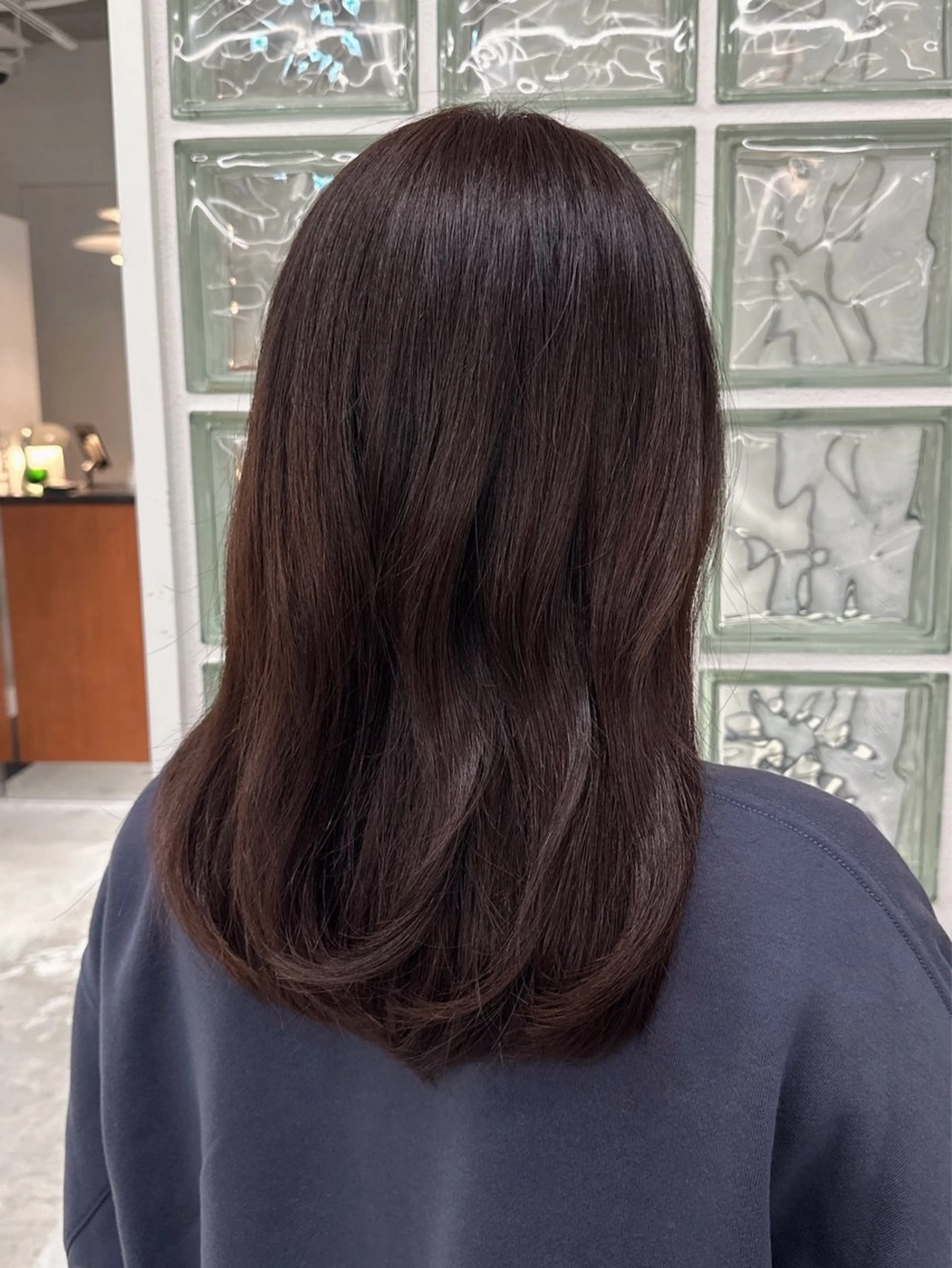 カラー ヘアカラー トリートメント ヘアセット 秋永 鈴のヘアスタイル