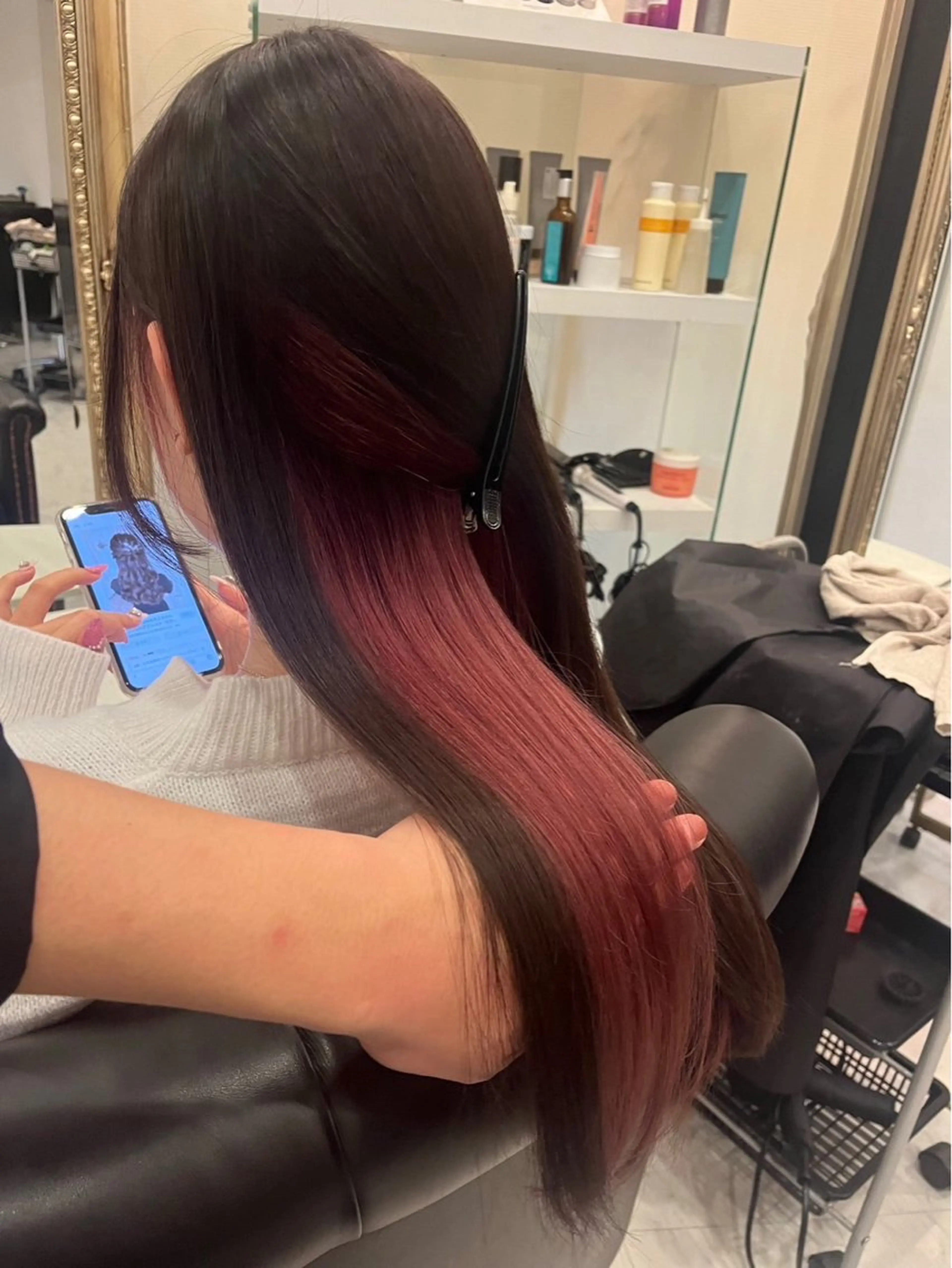 ロング カット ヘアカラー トリートメント 💎JADE GRACE💎のヘアスタイル